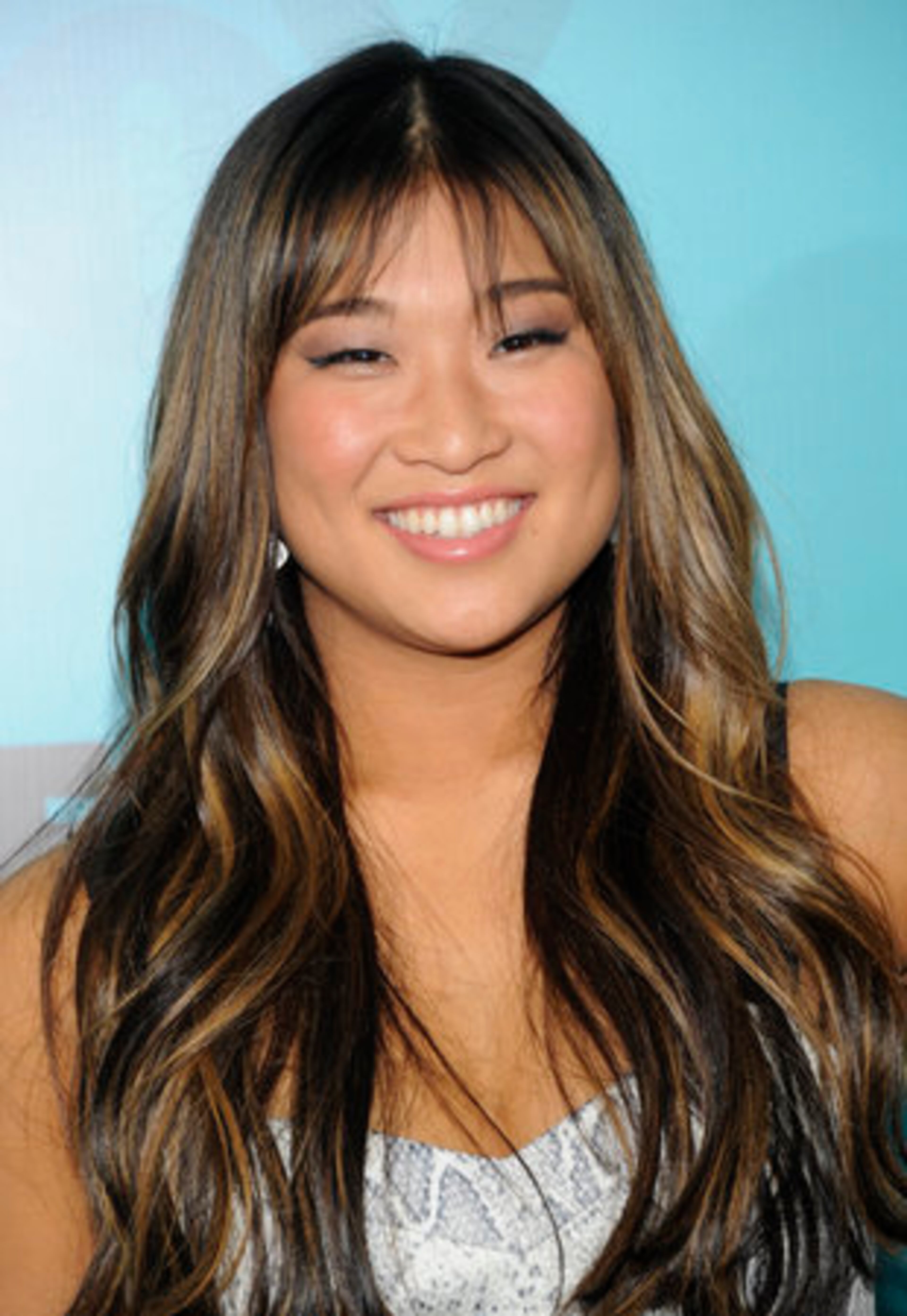 Actress Jenna Ushkowitz from "Glee" attends the FOX network upfront presentation party at Wollman Rink, Monday, May 14, 2012.