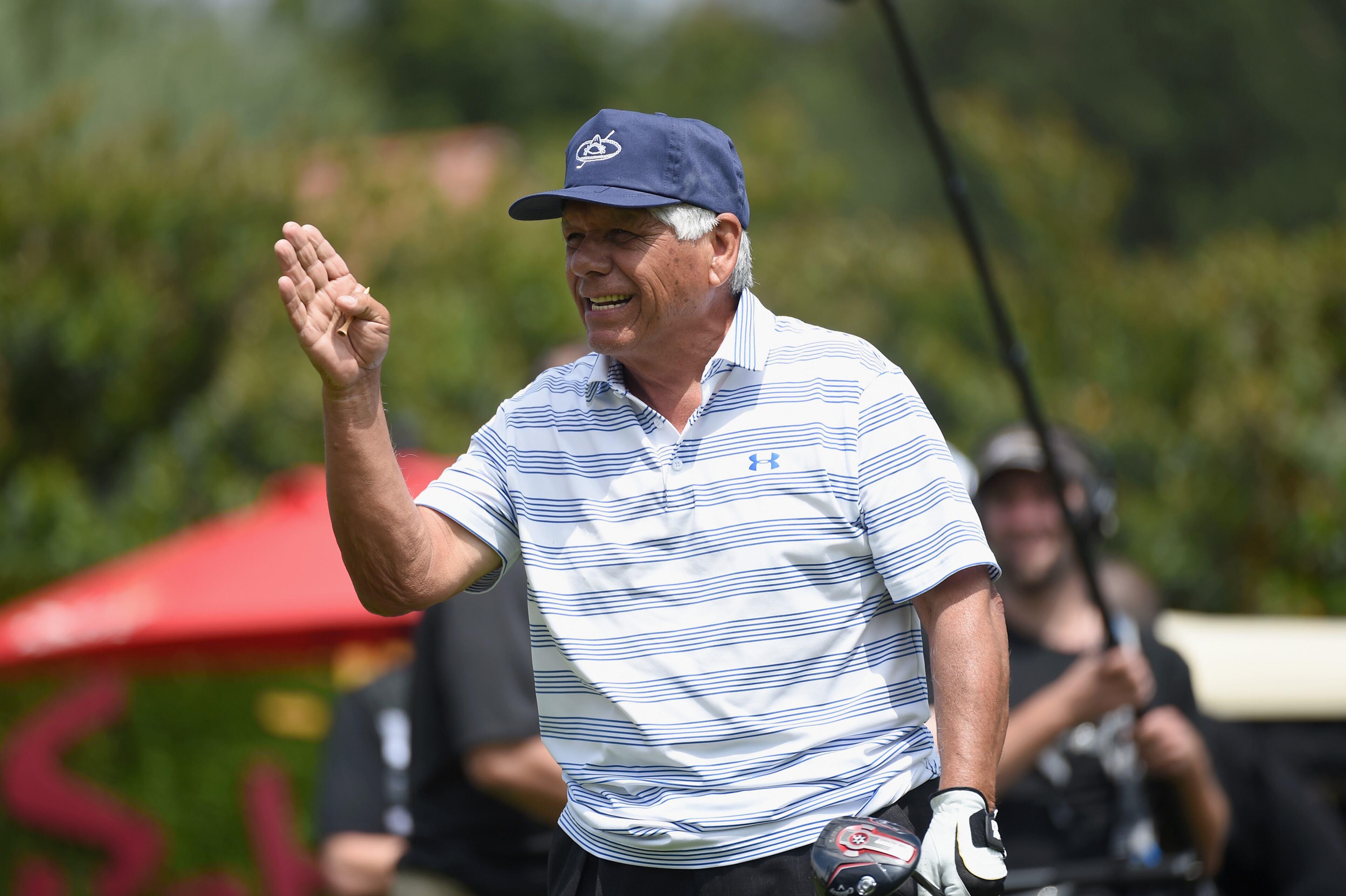 TOLUCA LAKE, CA - MAY 04: Golfer Lee Trevino attended the 8th Annual George Lopez Celebrity Golf Classic presented by Sabra Salsa to benefit The George Lopez Foundation on Monday, May 4th at the Lakeside Golf Club on May 4, 2015 in Toluca Lake, California. (Photo by Michael Buckner/Getty Images for The George Lopez Foundation)