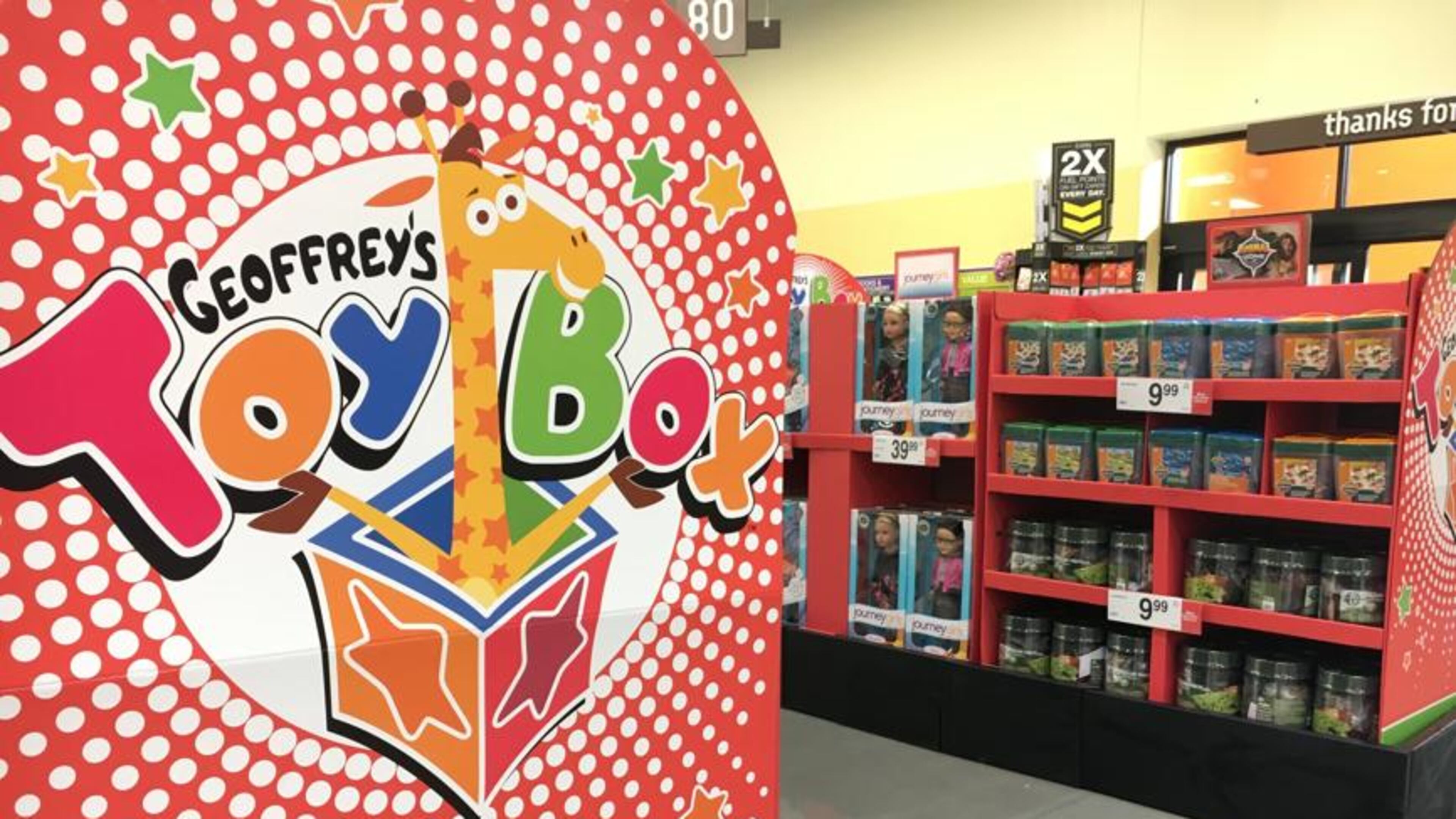 Kroger Marketplace stores will sell previously exclusive to Toys “R” Us toys in a partnership with Geoffrey’s Toy Box this year. (Photo: Holly Shively/daytondailynews.com)