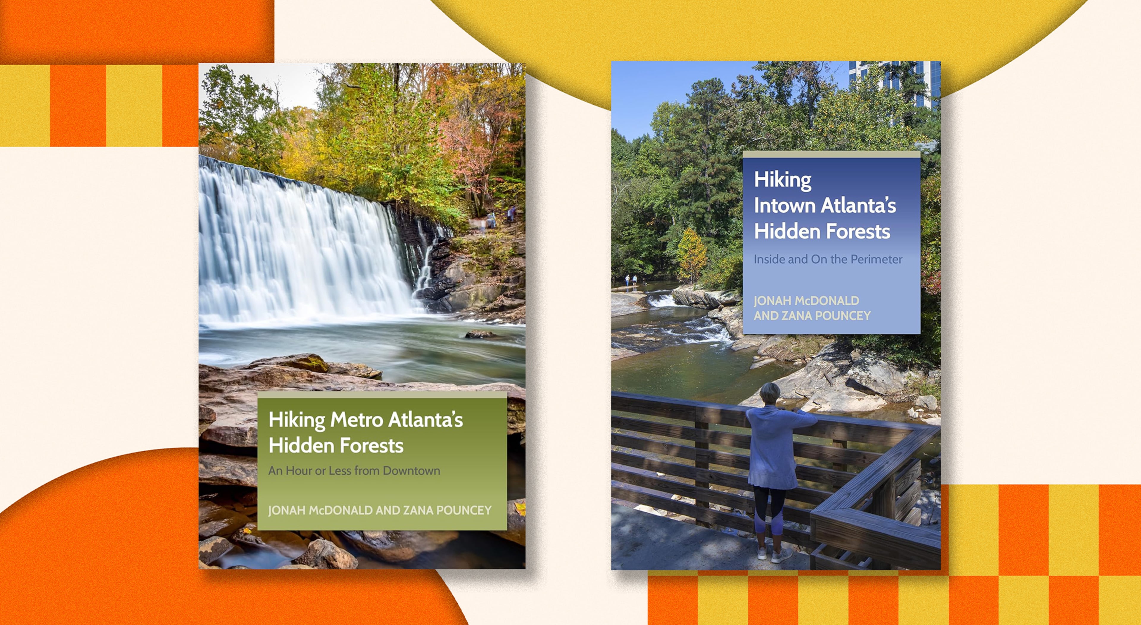 Jonah McDonald and Zana Pouncey authored two books on hiking in metro Atlanta. (Courtesy)