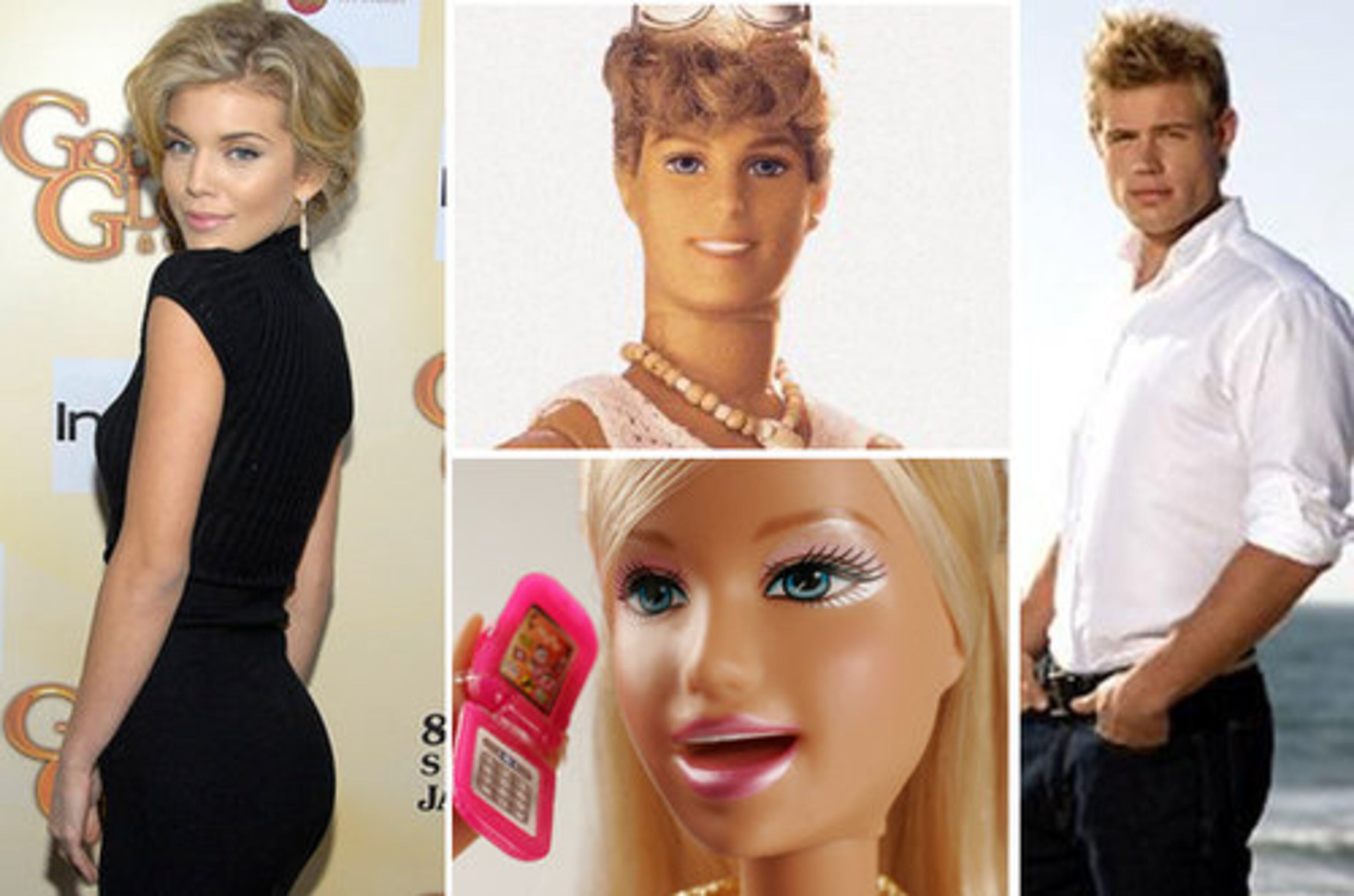 Barbie fans will be happy to find out that a live-action movie about the world's most popular doll is in the works. Few details have been released, but rumors are swirling that actor Trevor Donovan (right) is being considered for the role of Barbie's boyfriend, Ken. We think his "90210" co-star AnnaLynne McCord (left) would make a good Barbie. But let's look at some other contenders.