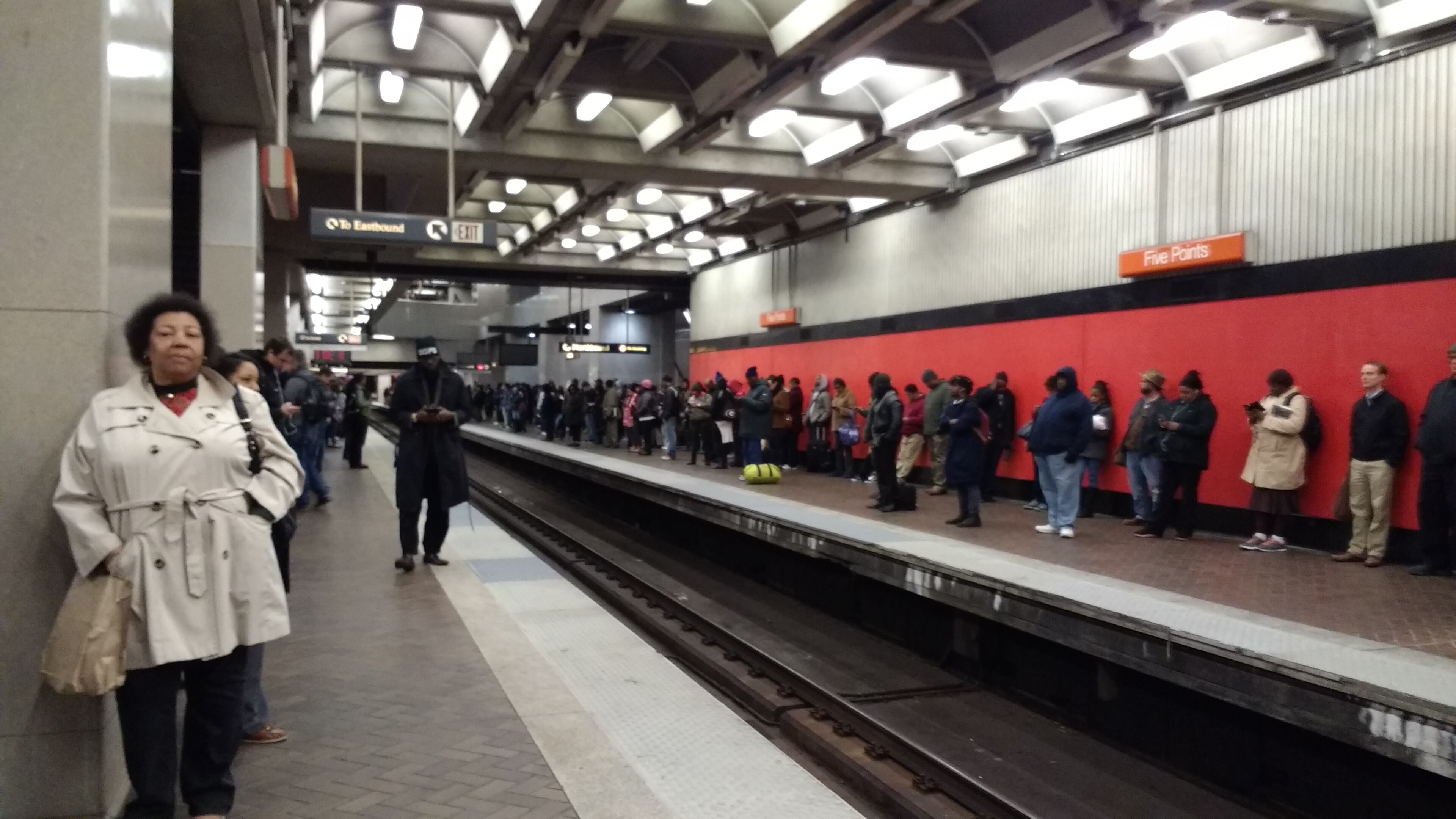 Customers on MARTA’s north-south line were experiencing delays early Thursday after customers pulled the emergency cords on the trains, the spokeswoman for the transit agency said. MELISSA HALL / MELISSA.HALL@AJC.COM