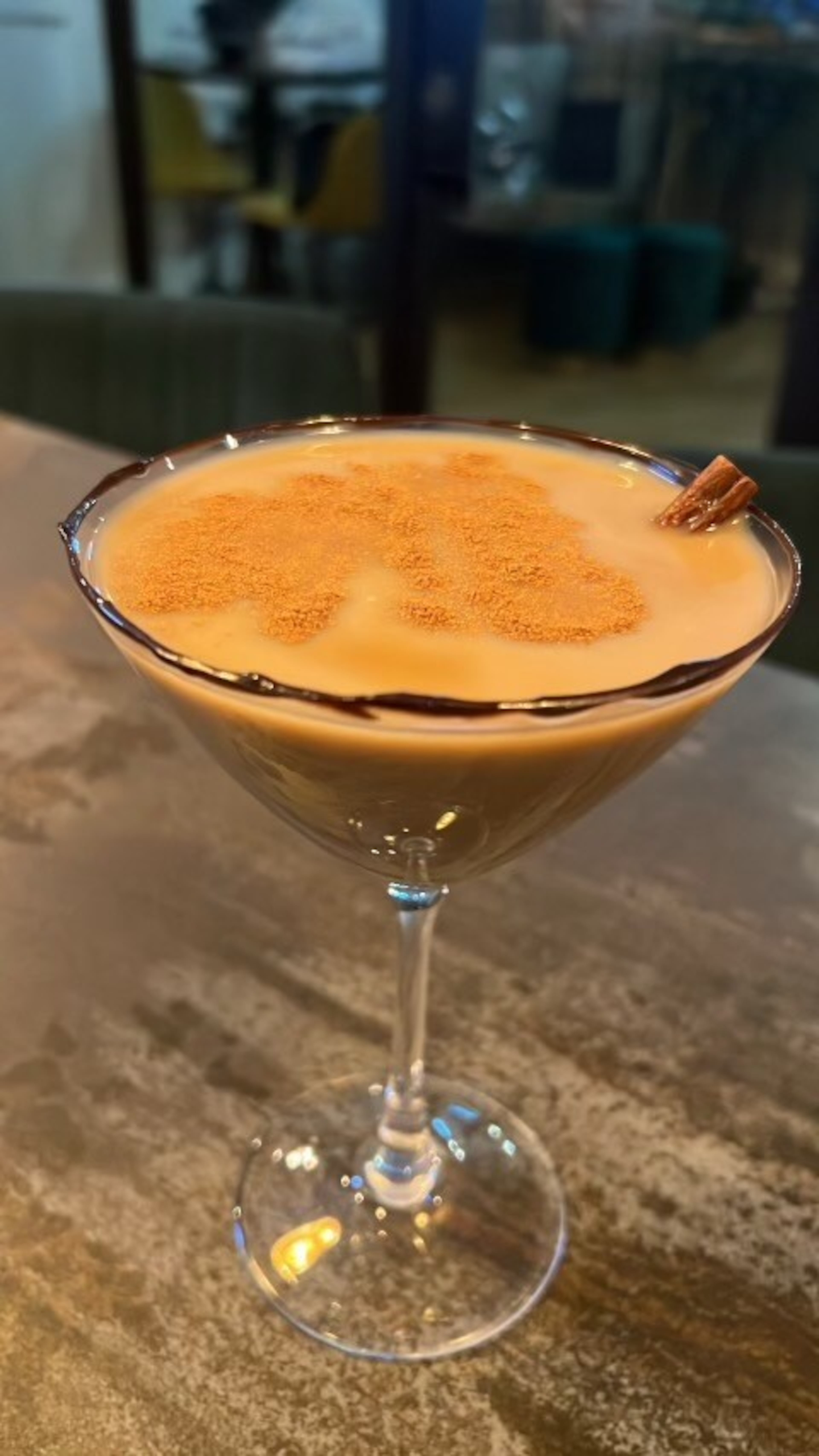 The Sober Social bar serves a "Kava Kolada" with pineapple, coconut and kava. (Courtesy of Aja Wolfe)