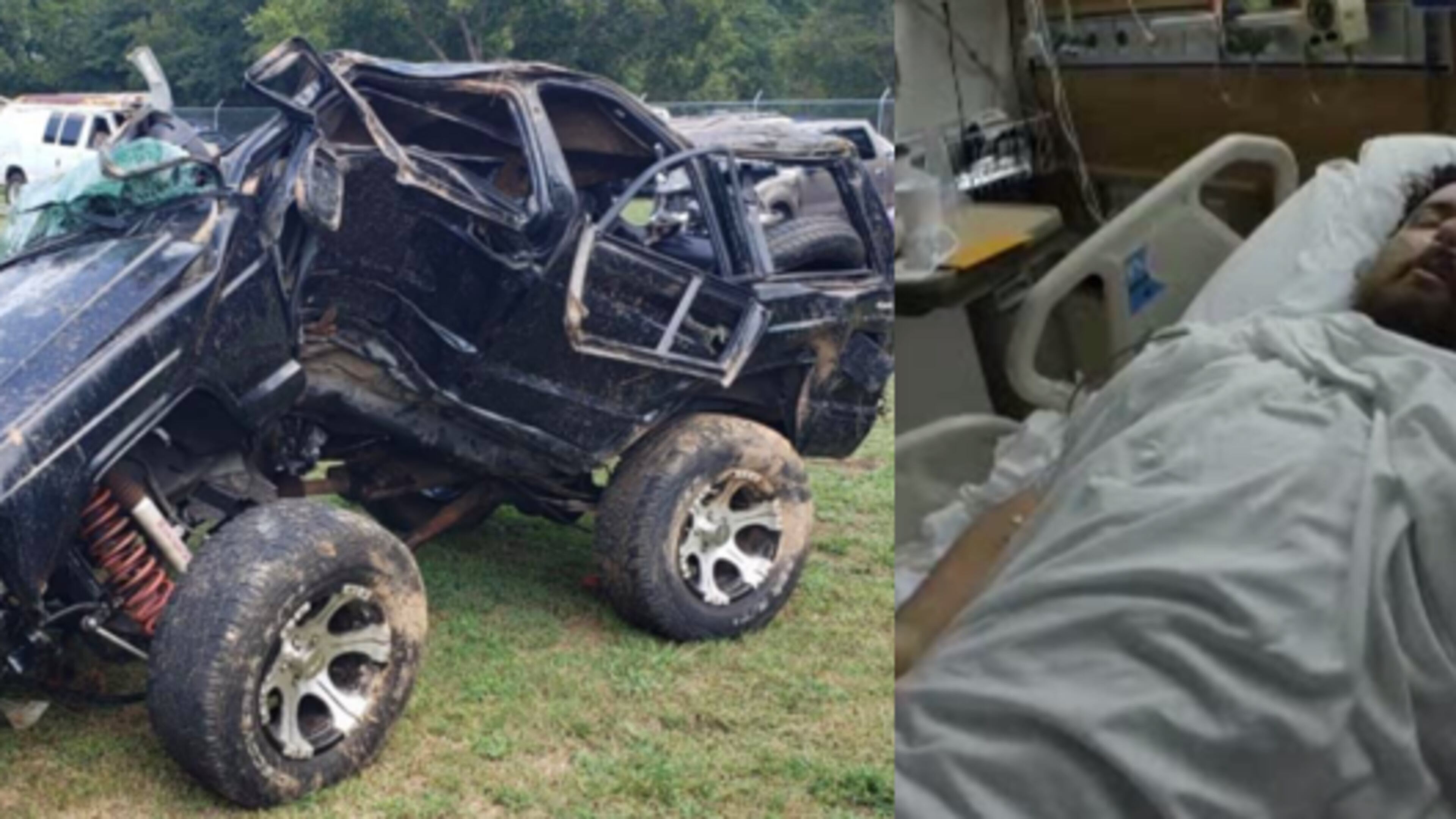 Micah Callahan was seriously injured during a Sunday morning wreck.