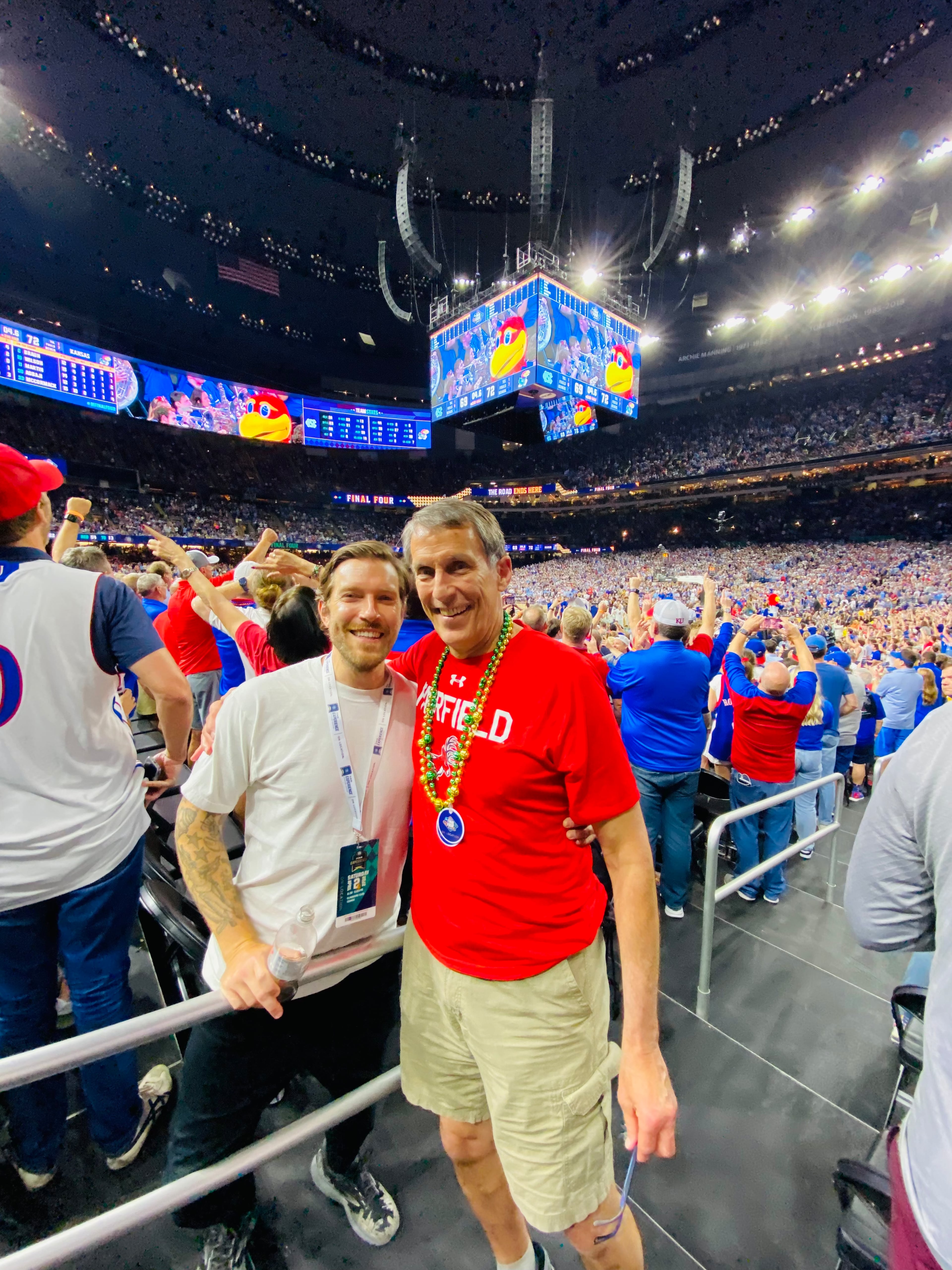 Brian Rehn (left) and his father, Ralph Rehn, have repaired a relationship that was once strained by the son's addiction, which he writes about in "Young Firecrackers." (Courtesy of Brian Rehn)