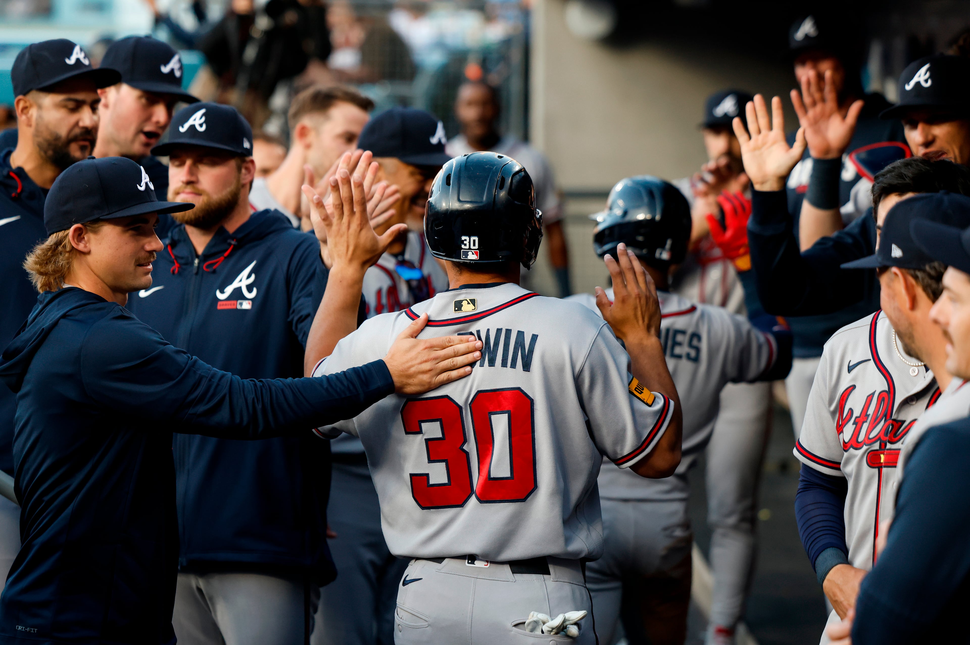 Braves Dodgers Baseball