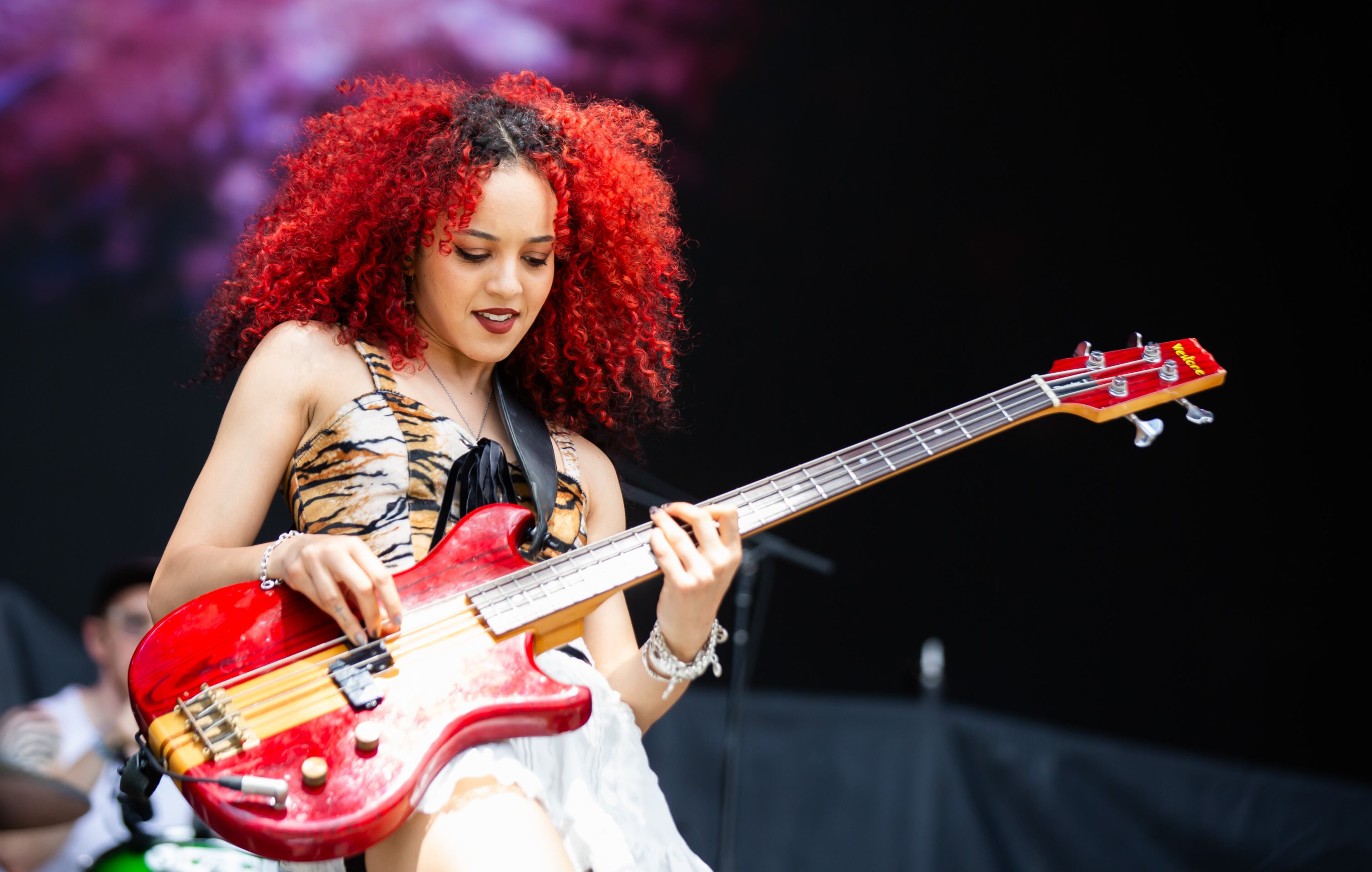 Atlanta, Ga: Nova Twins brought all the action to the Peachtree Stage early afternoon. Photo taken Sunday May 5, 2024 at Central Park, Old 4th Ward. (RYAN FLEISHER FOR THE ATLANTA JOURNAL-CONSTITUTION)