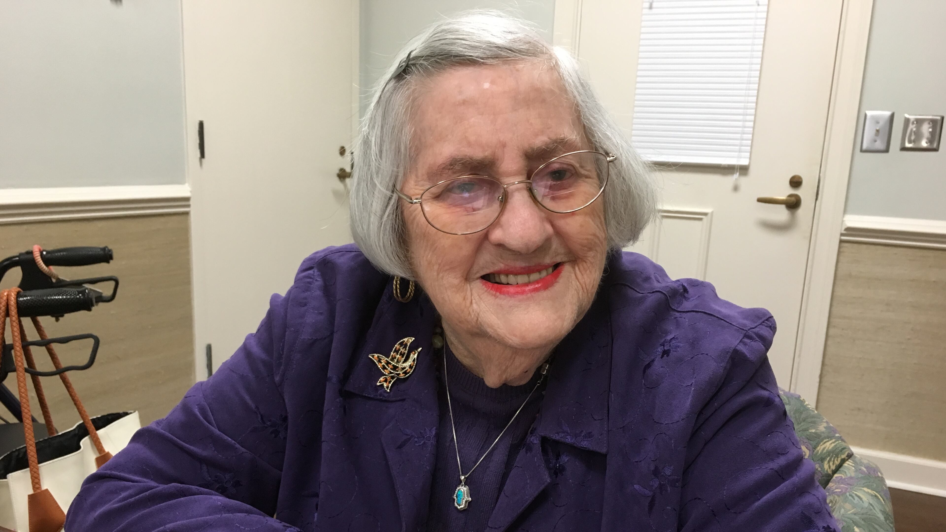 Helen Weingarten, 93, shares her story as a Holocaust survivor as part of "These Eyes Have Seen," a project launched in 2015 by Sunrise Retirement Living to document the memories of residents and other seniors around the country.