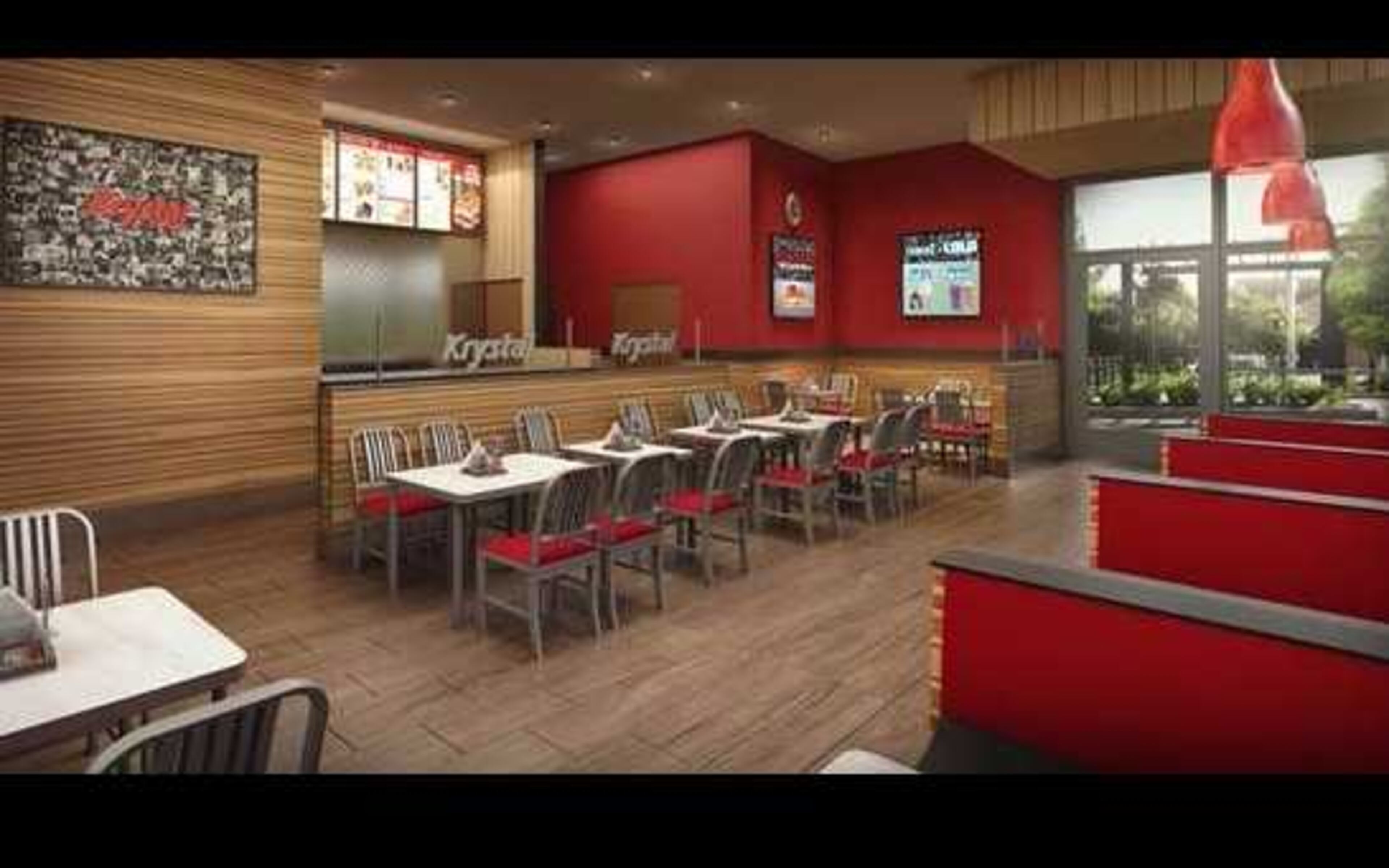 The re-design of the Krystal on South Cobb Parkway in Marietta will eventually happen to all stores.