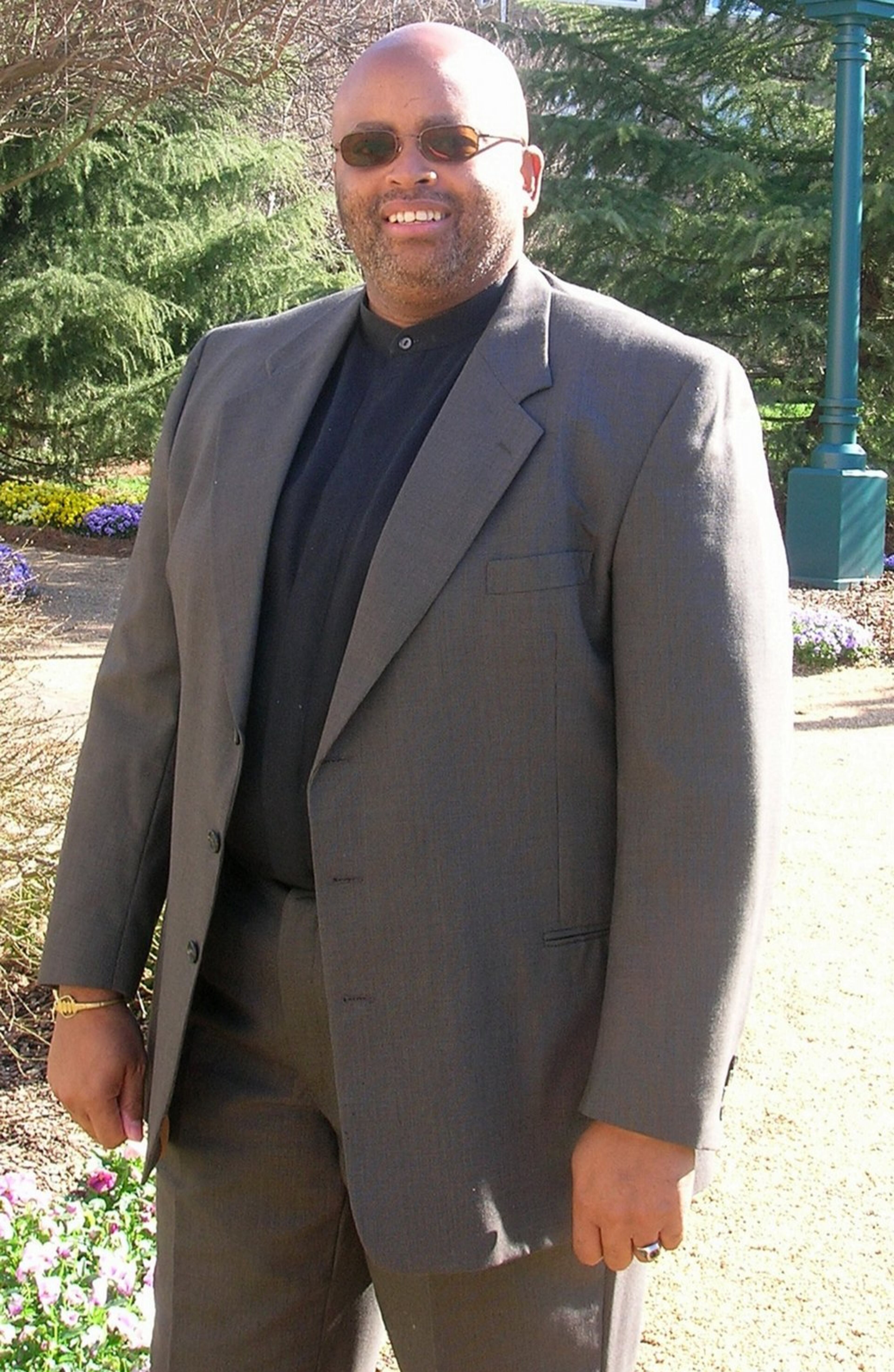 BEFORE: Dr. John Wayne Wilson, 47 and 325 pounds in March 2008.
