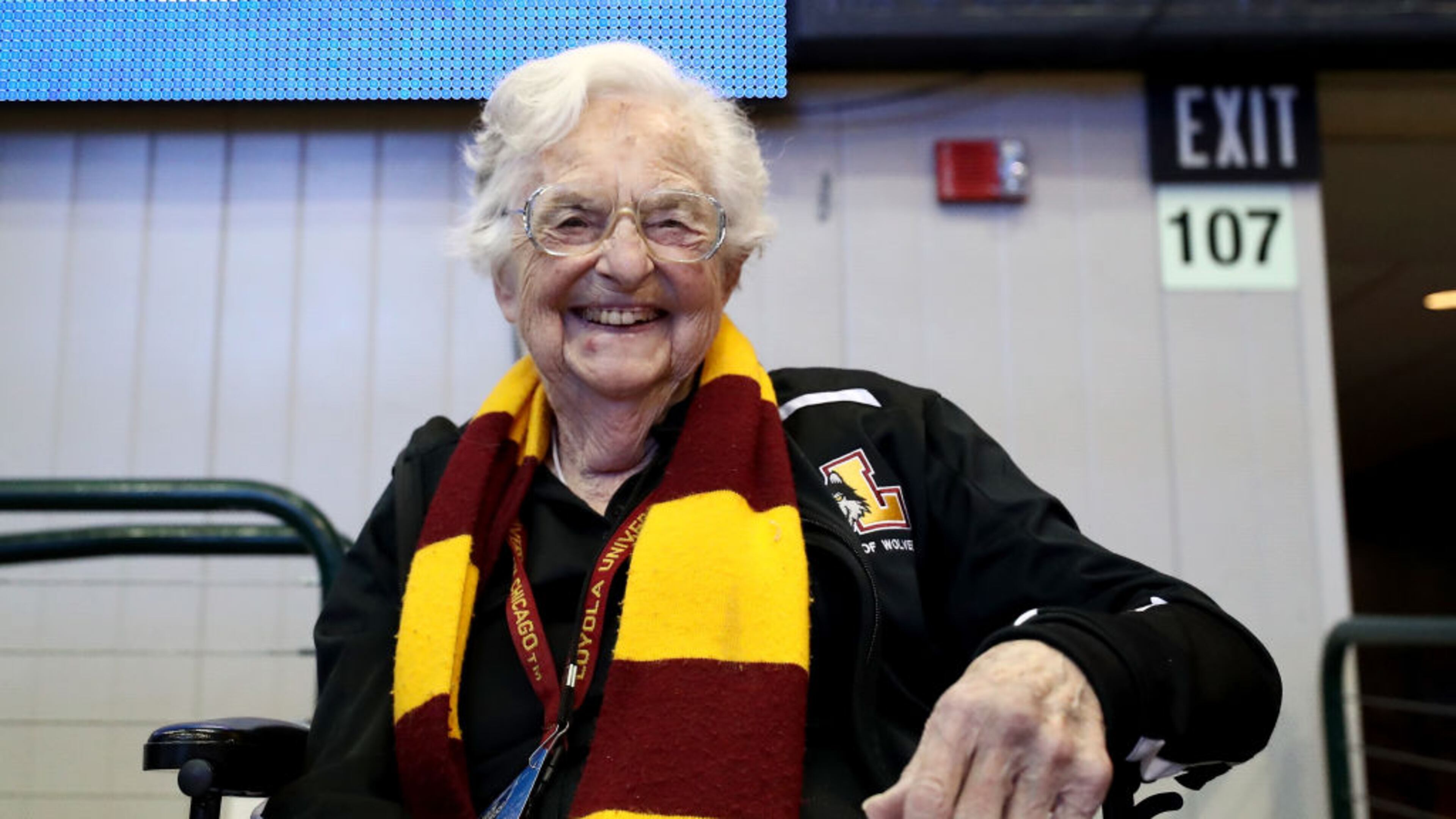 Sister Jean Dolores-Schmidt has been following the Loyola-Chicago basketball team since the 1960s.