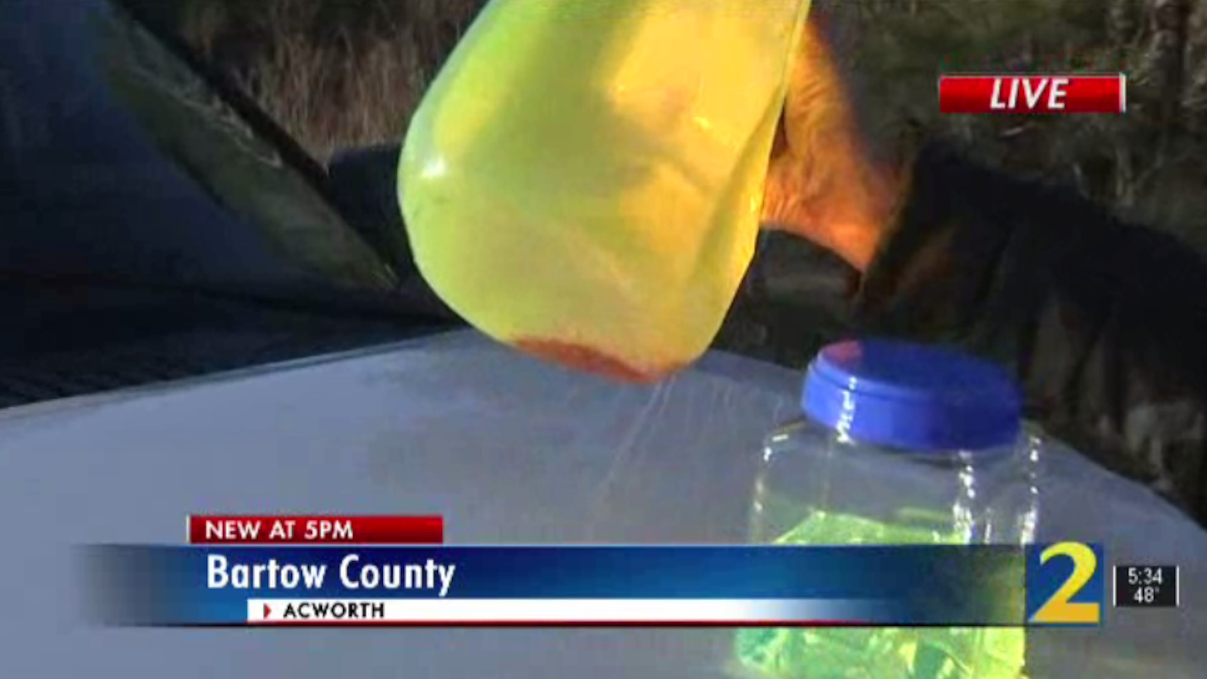 The tainted fuel damaged a man's pickup truck, costing him thousands of dollars.