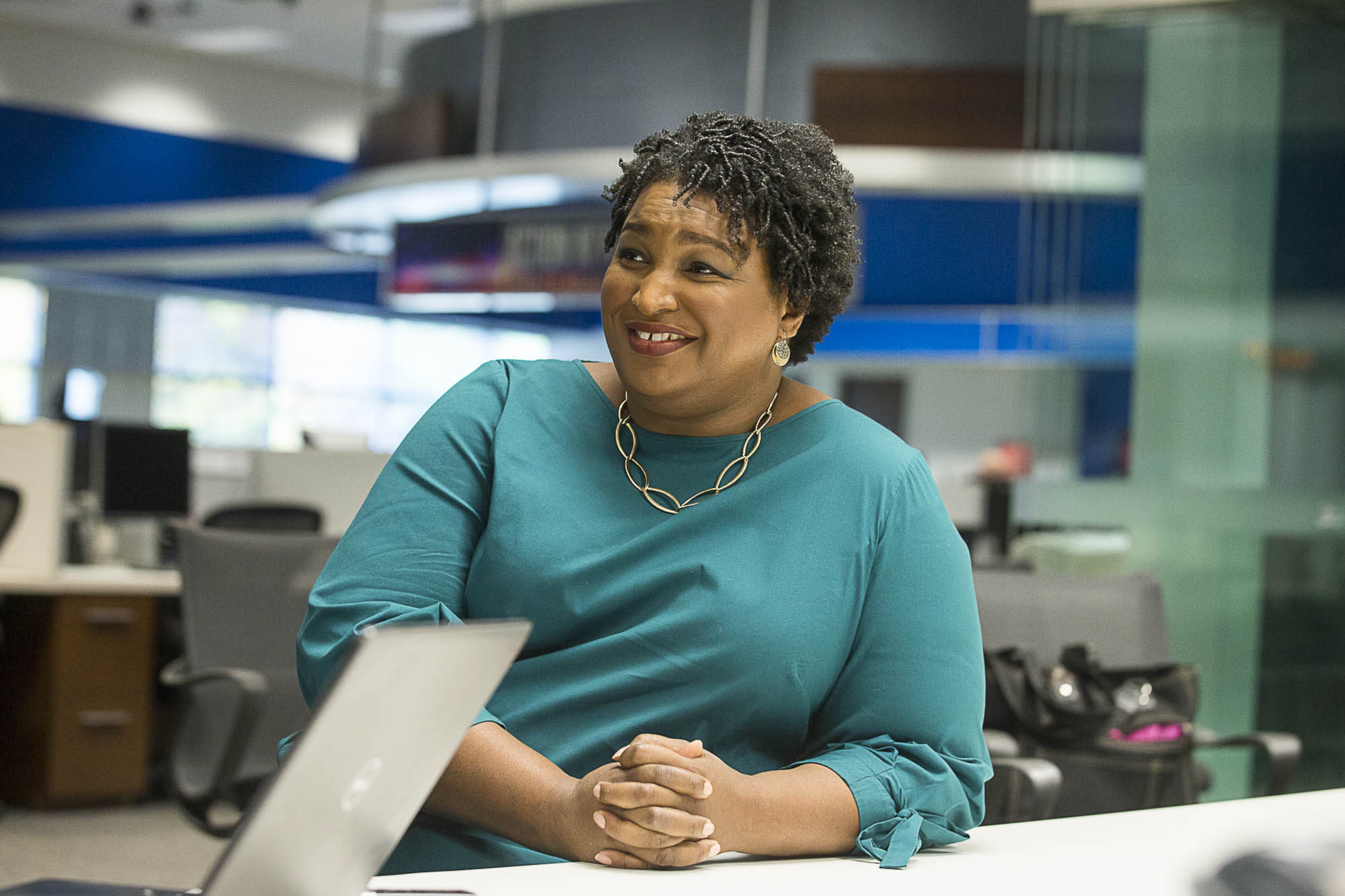 Stacey Abrams, former gubernatorial candidate, will discuss her book "Lead from the Outside: How to Build Your Future and Make Real Change" at the 14th annual AJC Decatur Book Festival over Labor Day weekend. (Photo: ALYSSA POINTER/ALYSSA.POINTER@AJC.COM)