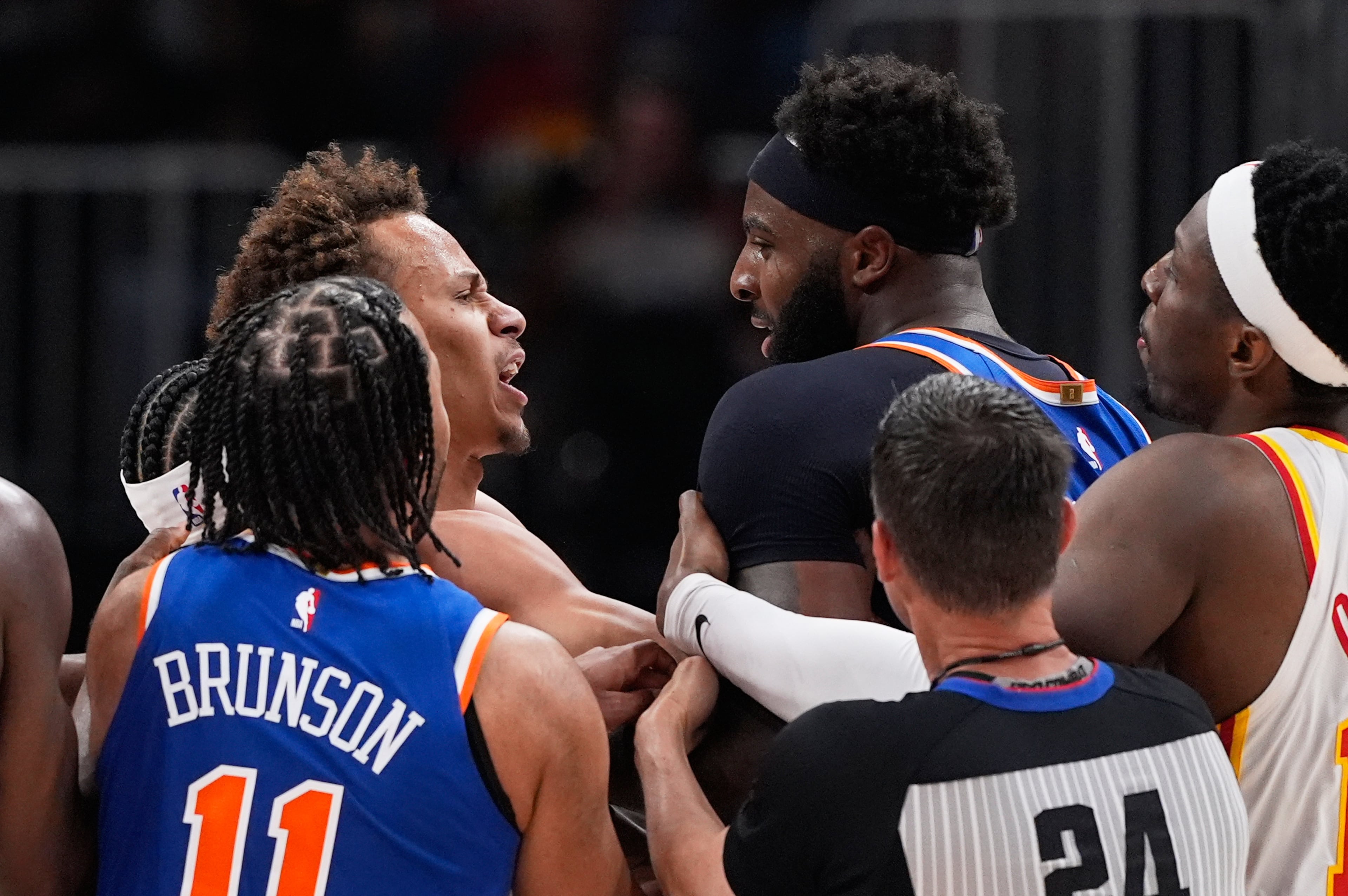 APTOPIX Knicks Hawks Basketball