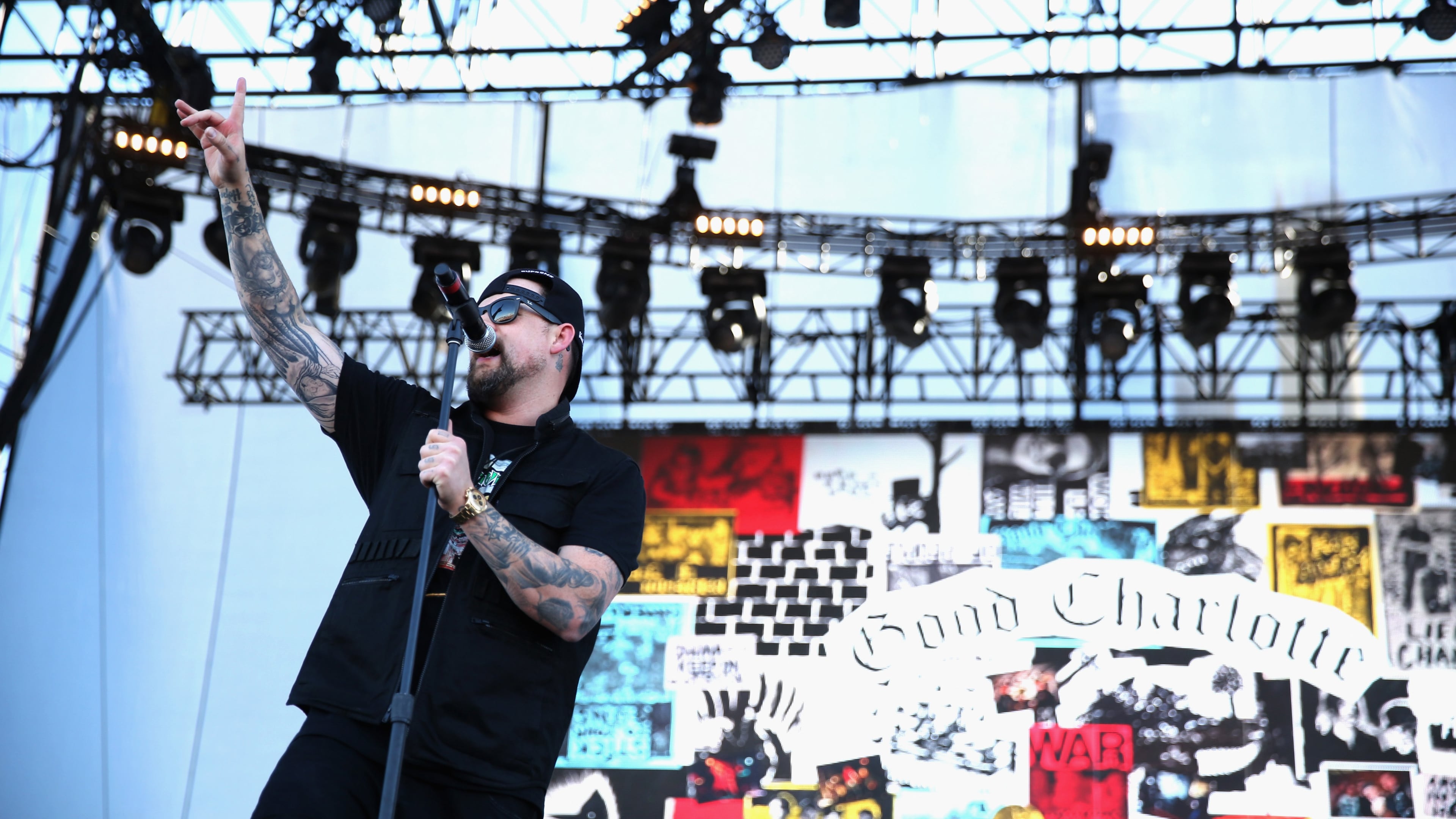 Musician Joel Madden of Good Charlotte performs in Las Vegas in 2016. Good Charlotte announced a North American Tour for fall 2018. (Photo by Isaac Brekken/Getty Images for iHeartMedia)
