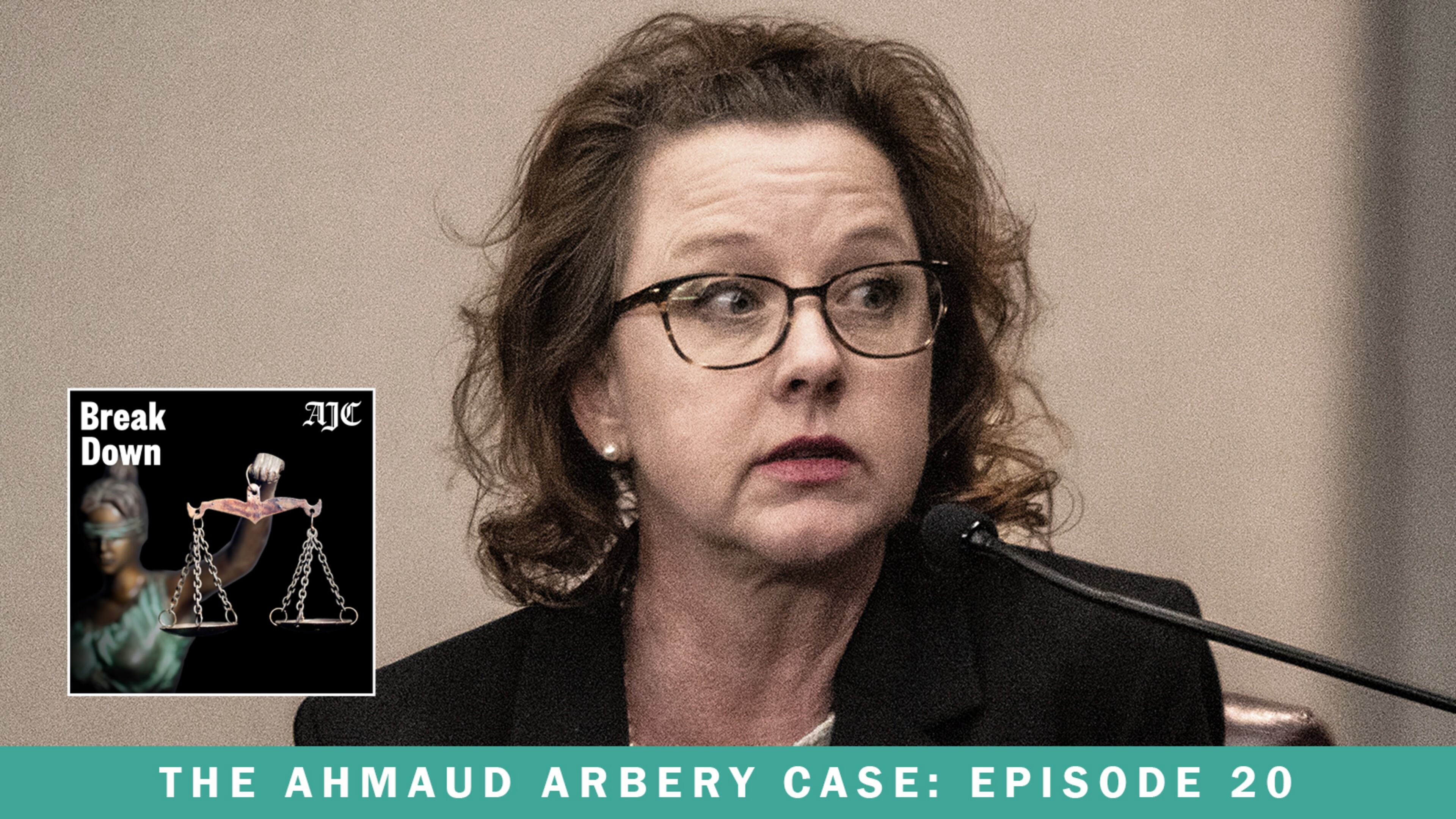 Former DA Jackie Johnson testifies on her own behalf earlier this month during her trial over a charge of violating her oath of office during the investigation of Ahmaud Arbery’s murder. (Terry Dickson/AP pool)