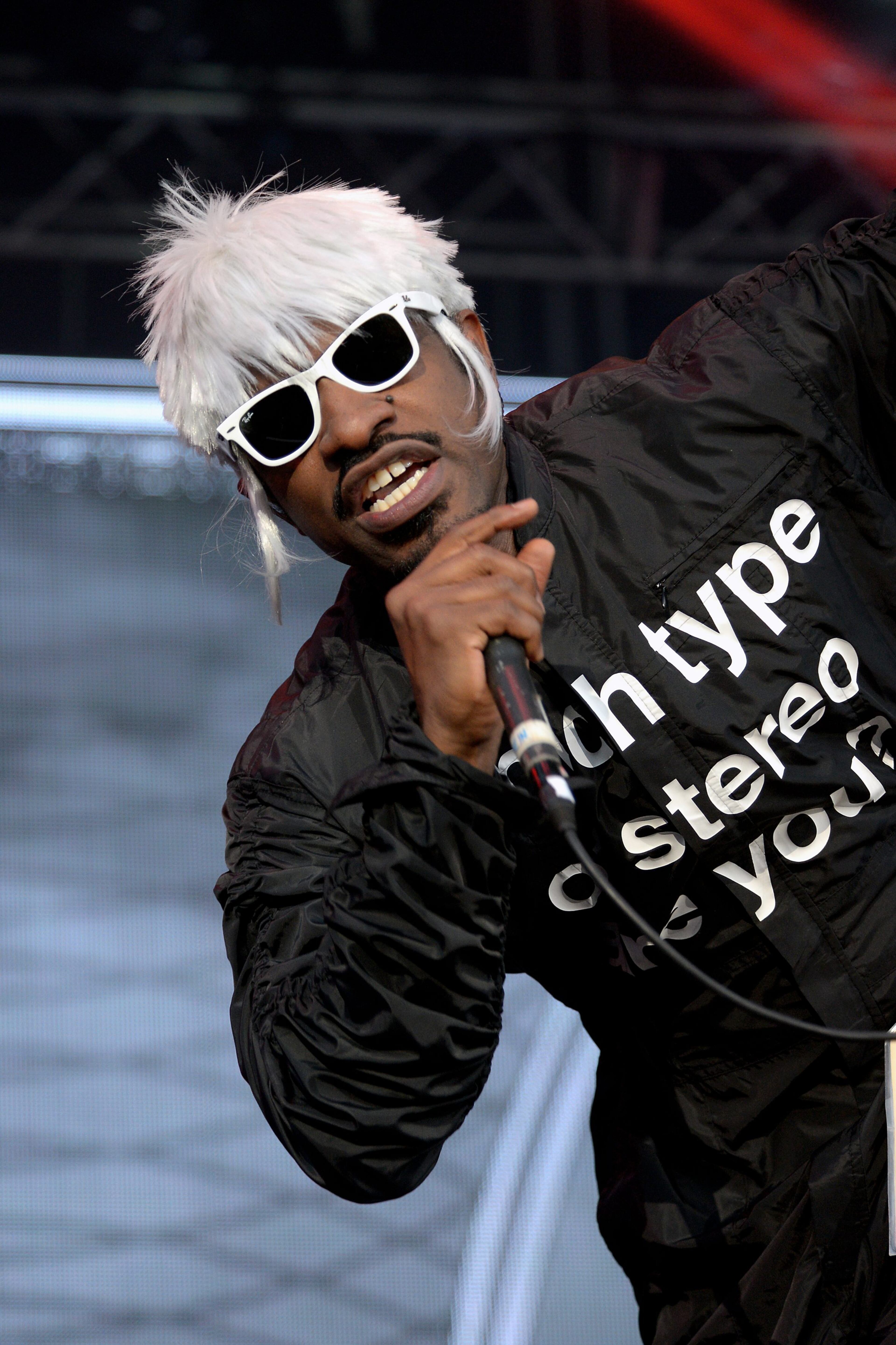 Andre Benjamin of Outkast performs on stage at Sziget Festival on August 17, 2014 in Budapest, Hungary. (Photo by Didier Messens/Redferns via Getty Images)