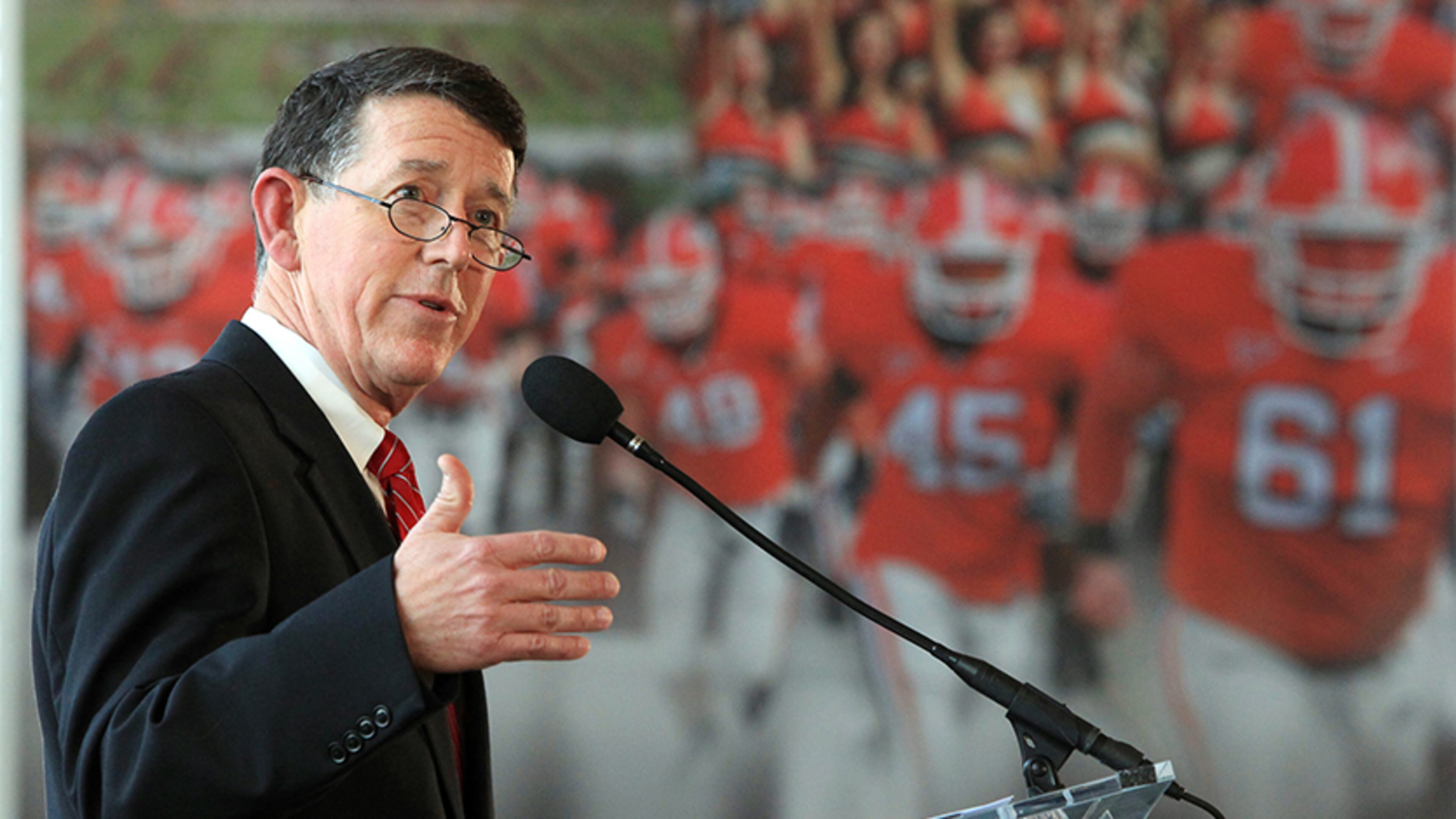 Georgia Athletic Director Greg McGarity.