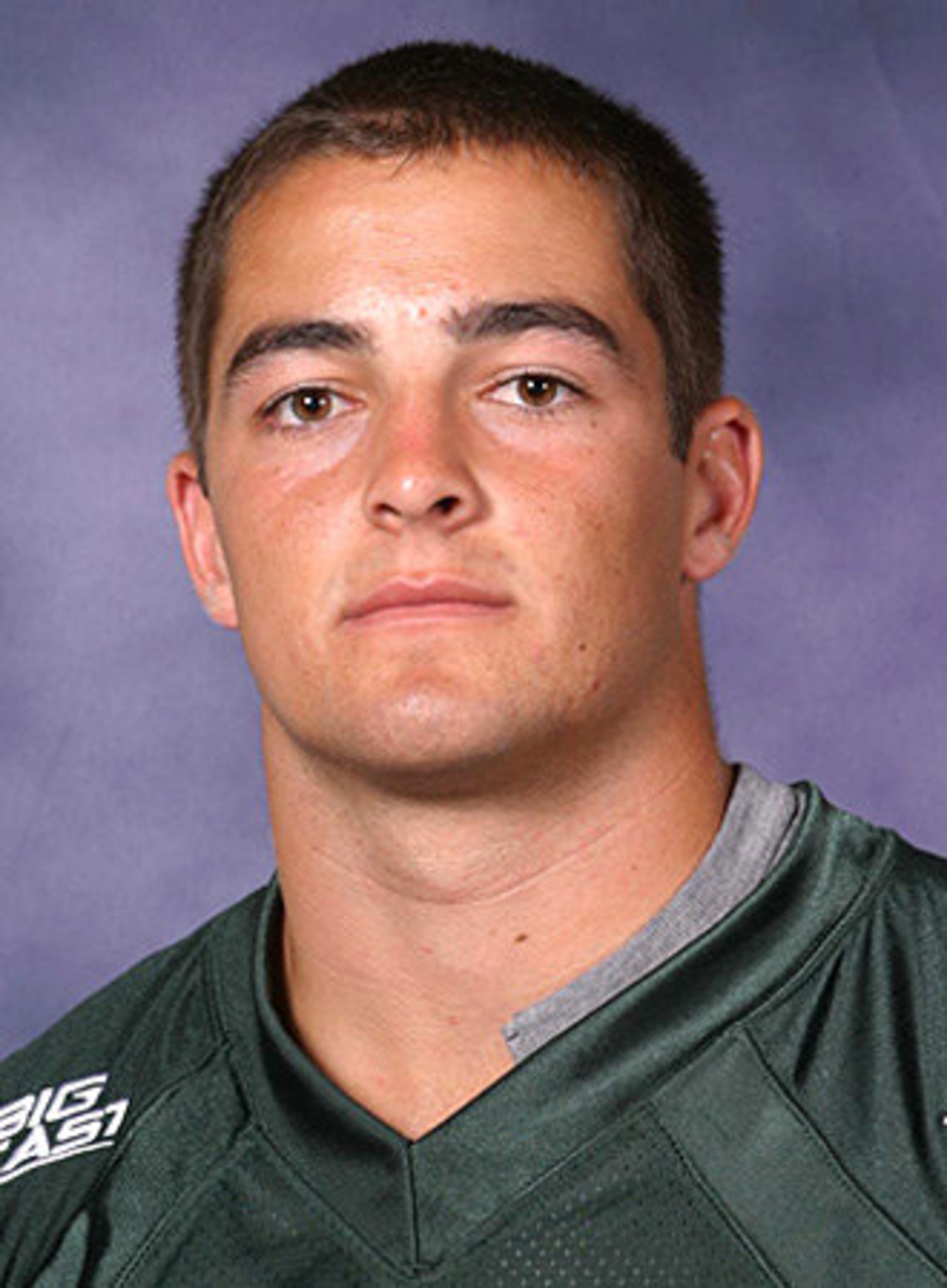 Survivor Nick Schuyler, a former University of South Florida player, told rescuers that the 21-foot boat was anchored when it flipped Saturday evening in rough seas and that the others - including another former South Florida player, William Bleakley (above) - got separated from the boat, Capt. Timothy M. Close said. Schuyler, who was wearing a life vest, had been clinging to the boat since then.