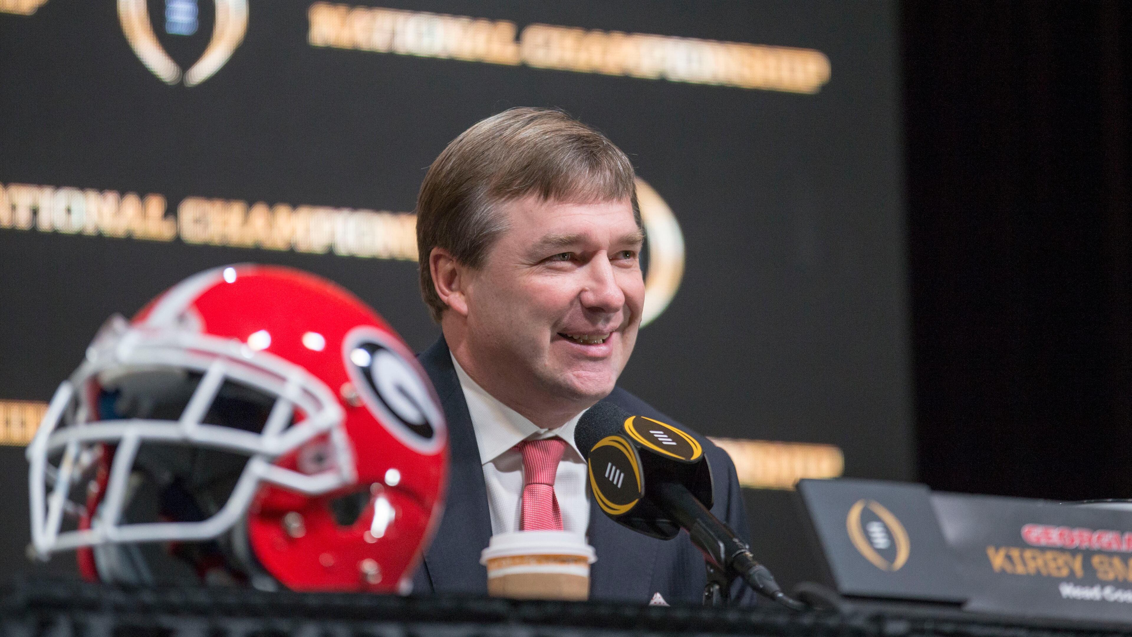Georgia head coach Kirby Smart hopes to enjoy Signing Day Wednesday. ALYSSA POINTER/ALYSSA.POINTER@AJC.COM