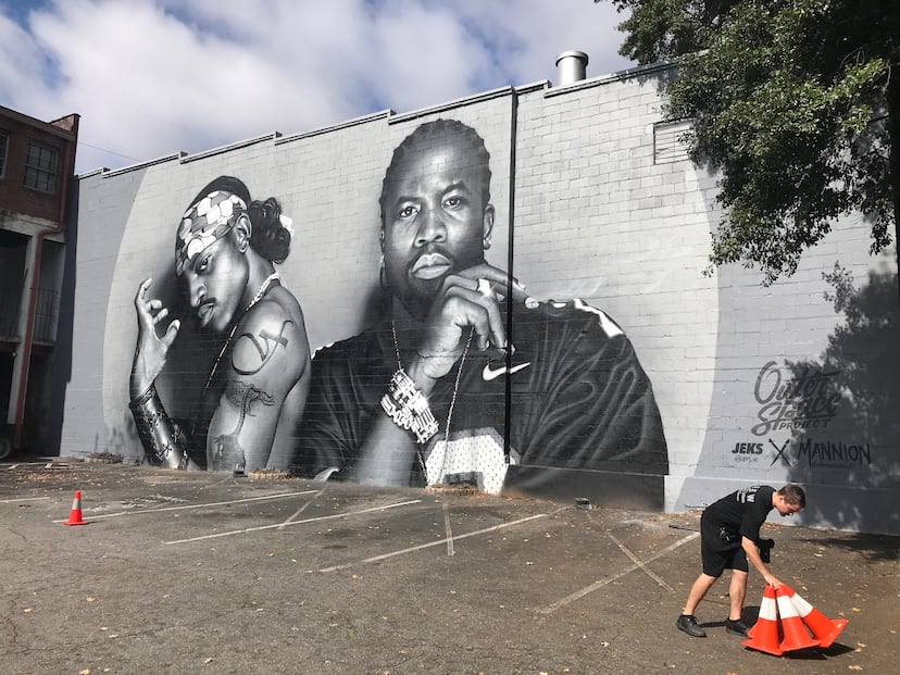Fallen Rappers Mural OutKast mural: A new tribute to hip-hop royalty emerges in Atlanta