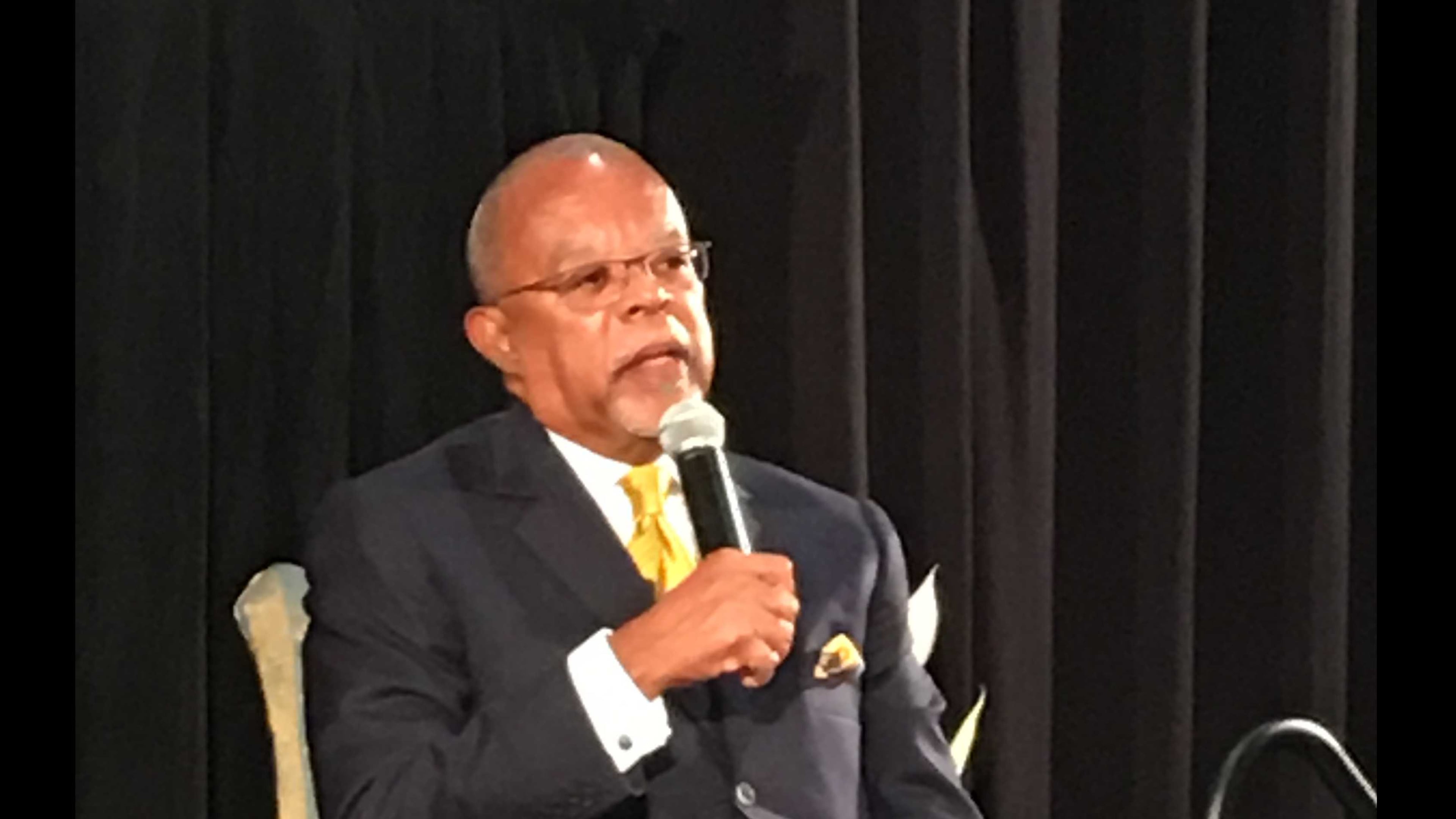 Henry Louis "Skip" Gates Jr. speaking at Furman University. Photo Credit: Leroy Chapman Jr./AJC