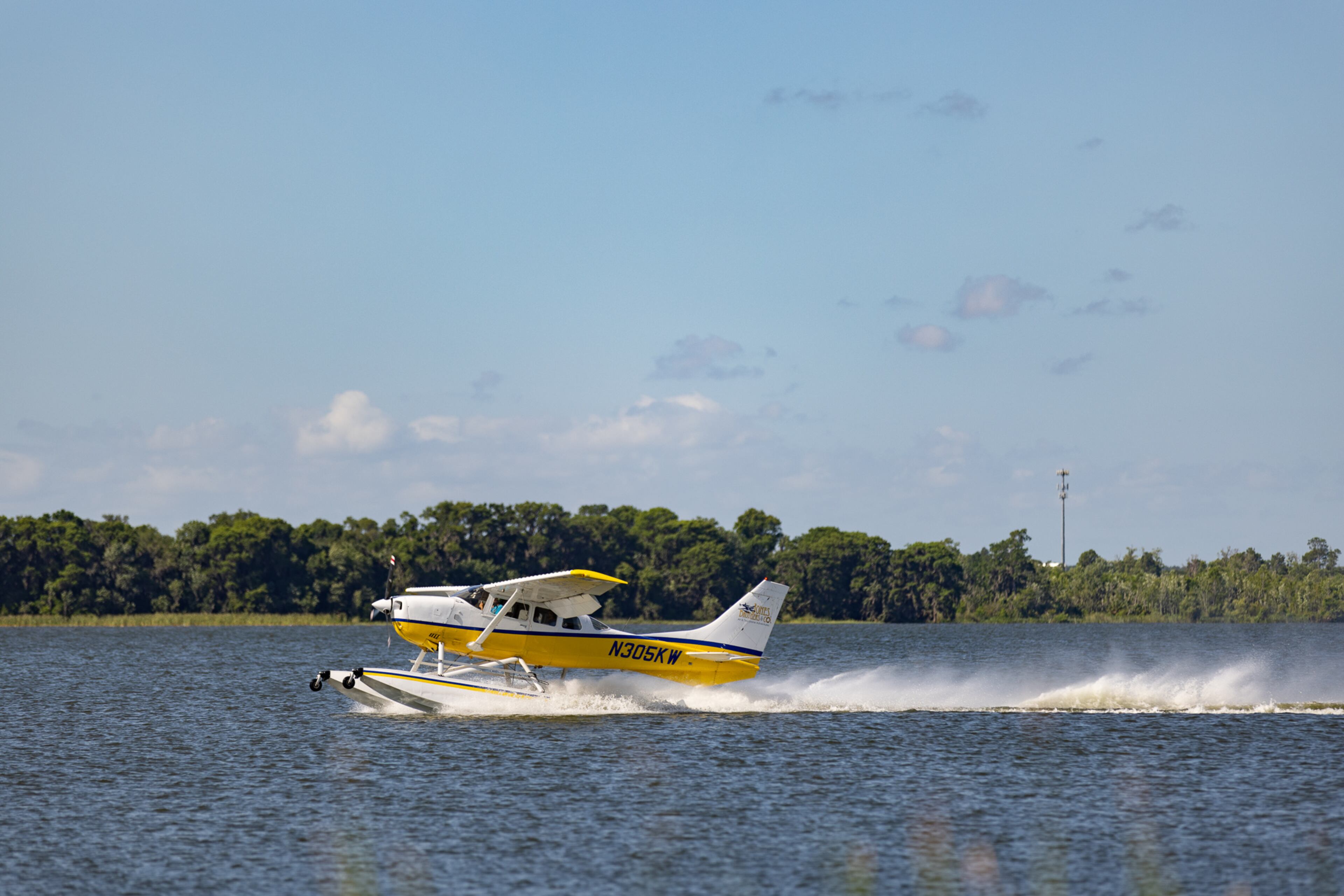 Get a bird’s eye view of Lake County on a floatplane adventure with Jones Brothers Air and Seaplane Adventures.
(Courtesy of Discover Lake County, Florida)