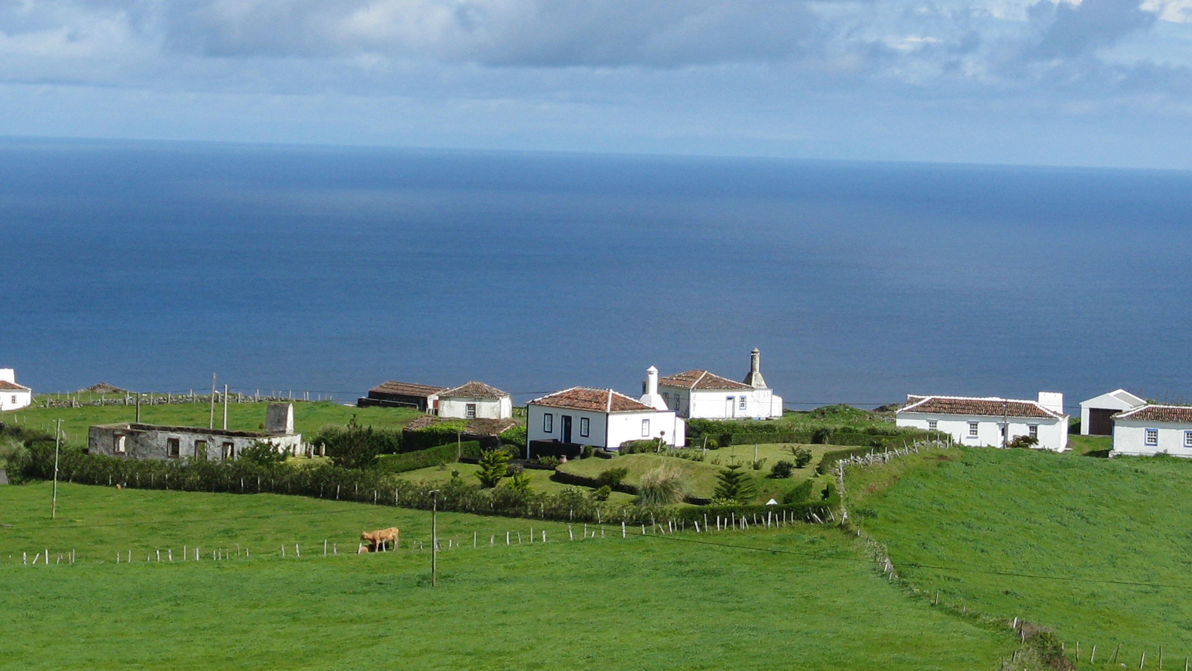 Santa Maria’s houses bear distinct traditional chimneys. Photo: Jeanine Barone.
