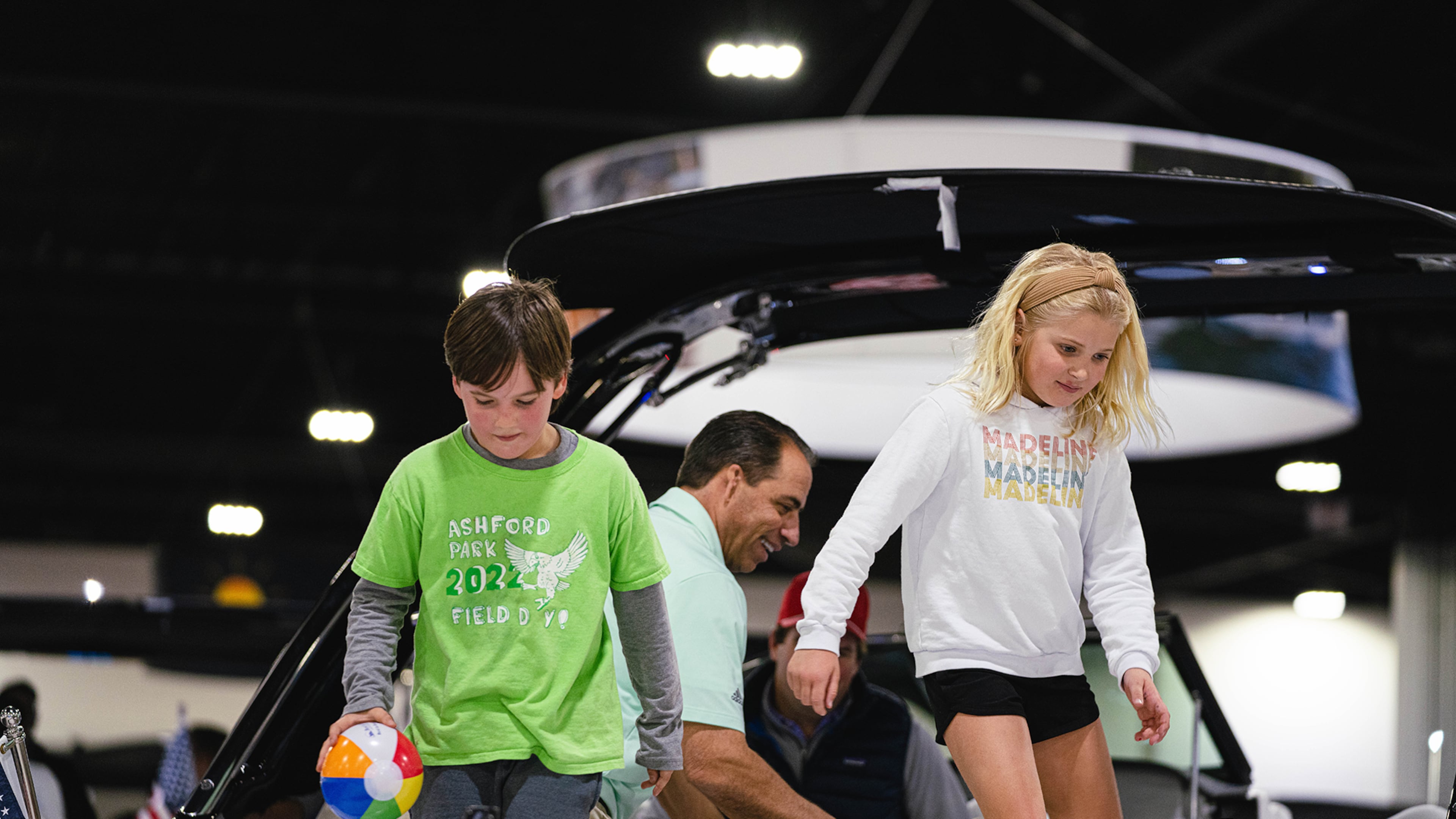 Who doesn’t love going on a boat — even if it’s at the Georgia World Congress Center? The Boating Atlanta Boat Show offers families the opportunity to learn about the joys of boating. (Courtesy of NMMA)
