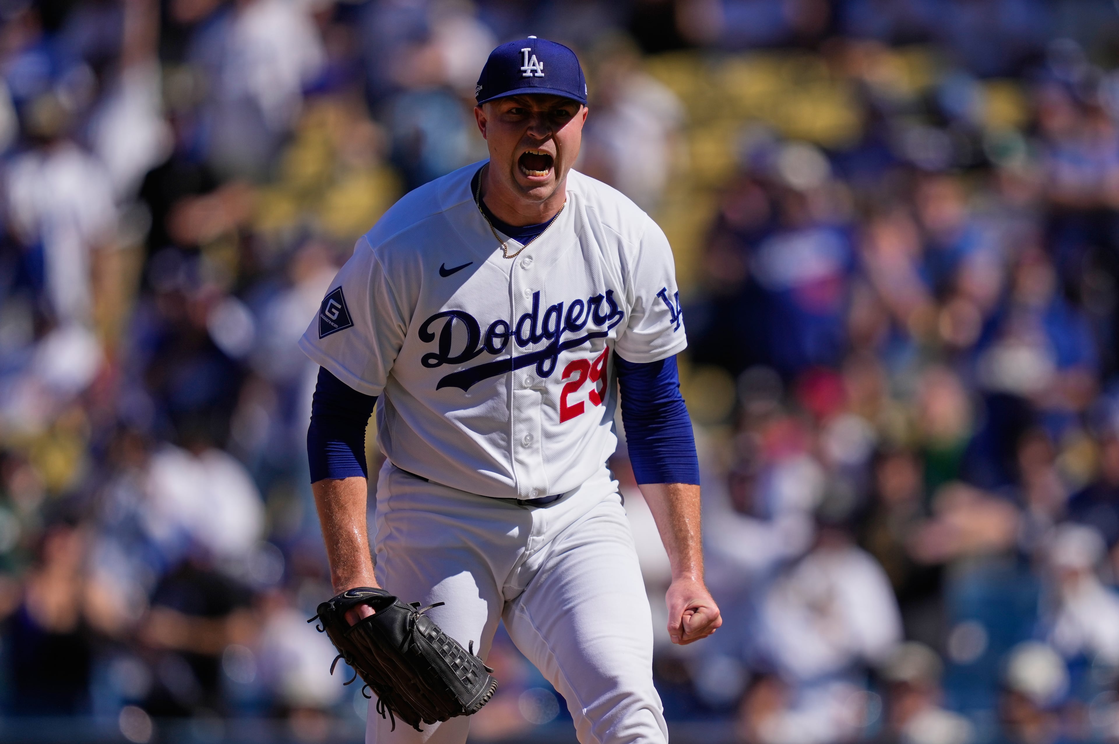 APTOPIX Braves Dodgers Baseball