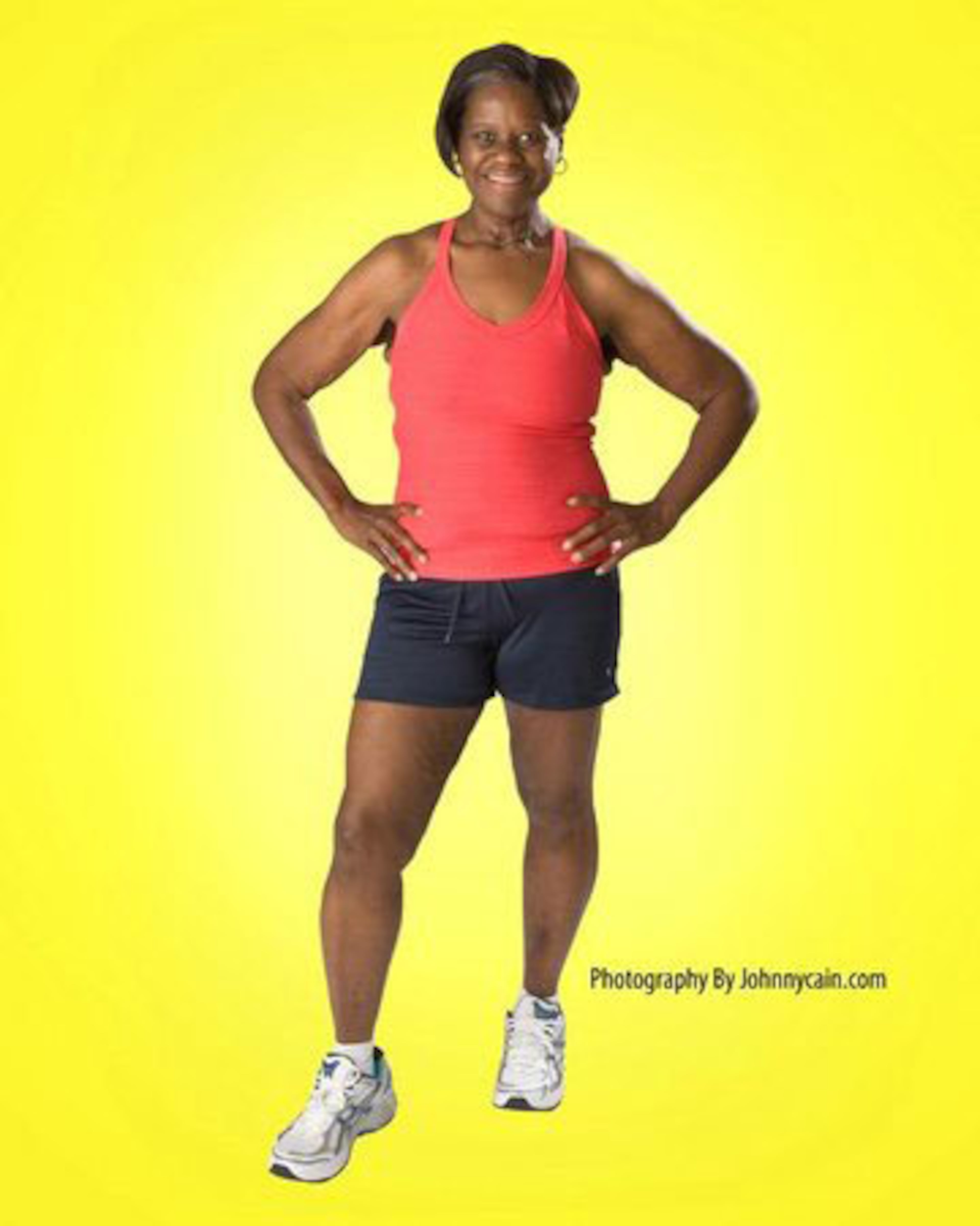 Brenda D. Smith weighed 165 pounds when this photo was taken in June 2009, having lost a total of 213 pounds. Smith has cut out white flour and sugar from her diet, and has a personal trainer to help her with her exercise plan. She says losing the weight has made life more fulfilling than she ever could have imagined.