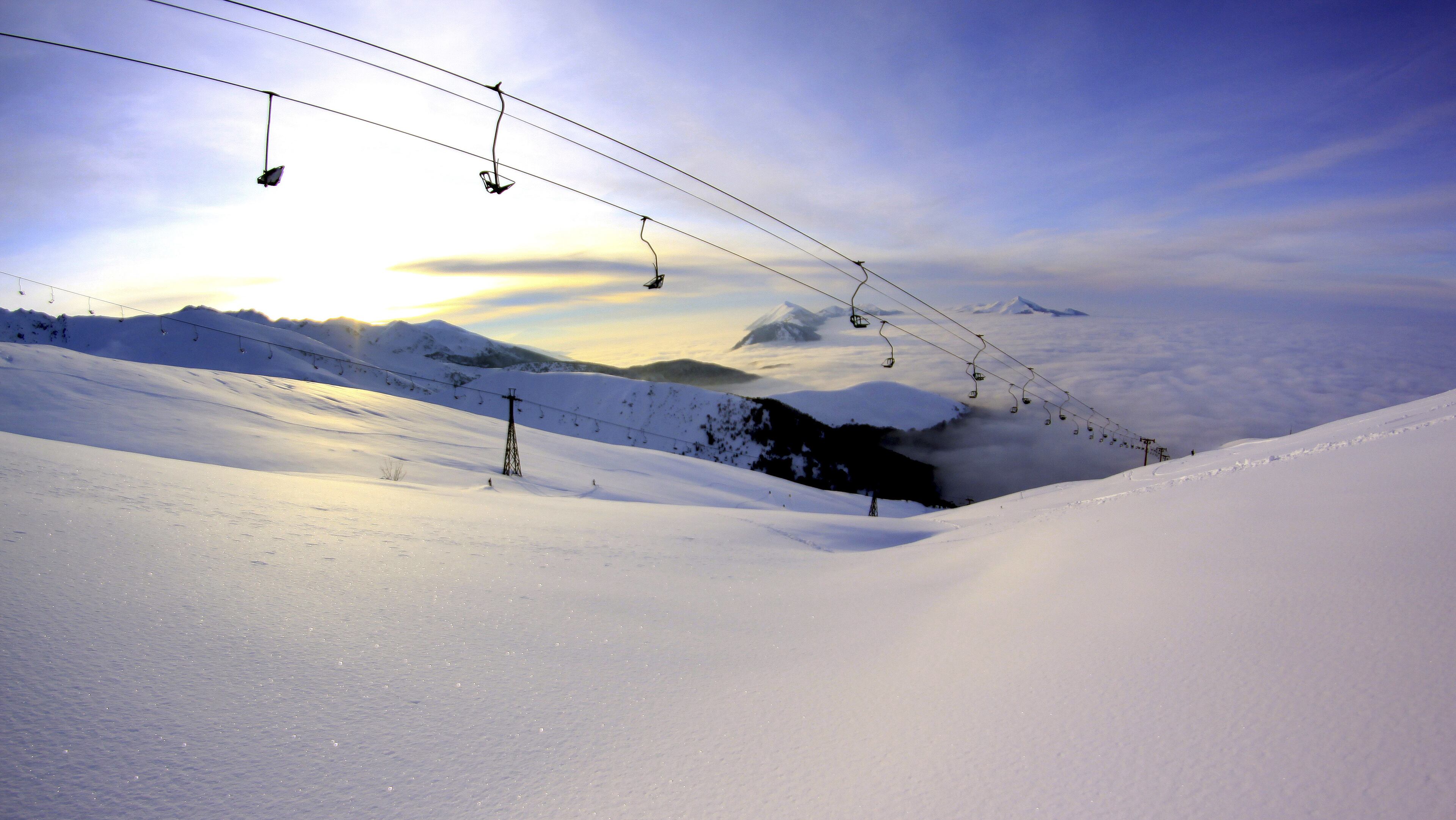 The ski slopes in Brezovica, Kosovo, in 2015. A French consortium could be ready to turn Brezovica’s steep slopes into the biggest ski destination in the Balkans, but for now, the run-down old resort is a fascinating visit, abandoned lifts and all. (Benny Islami/The New York Times)