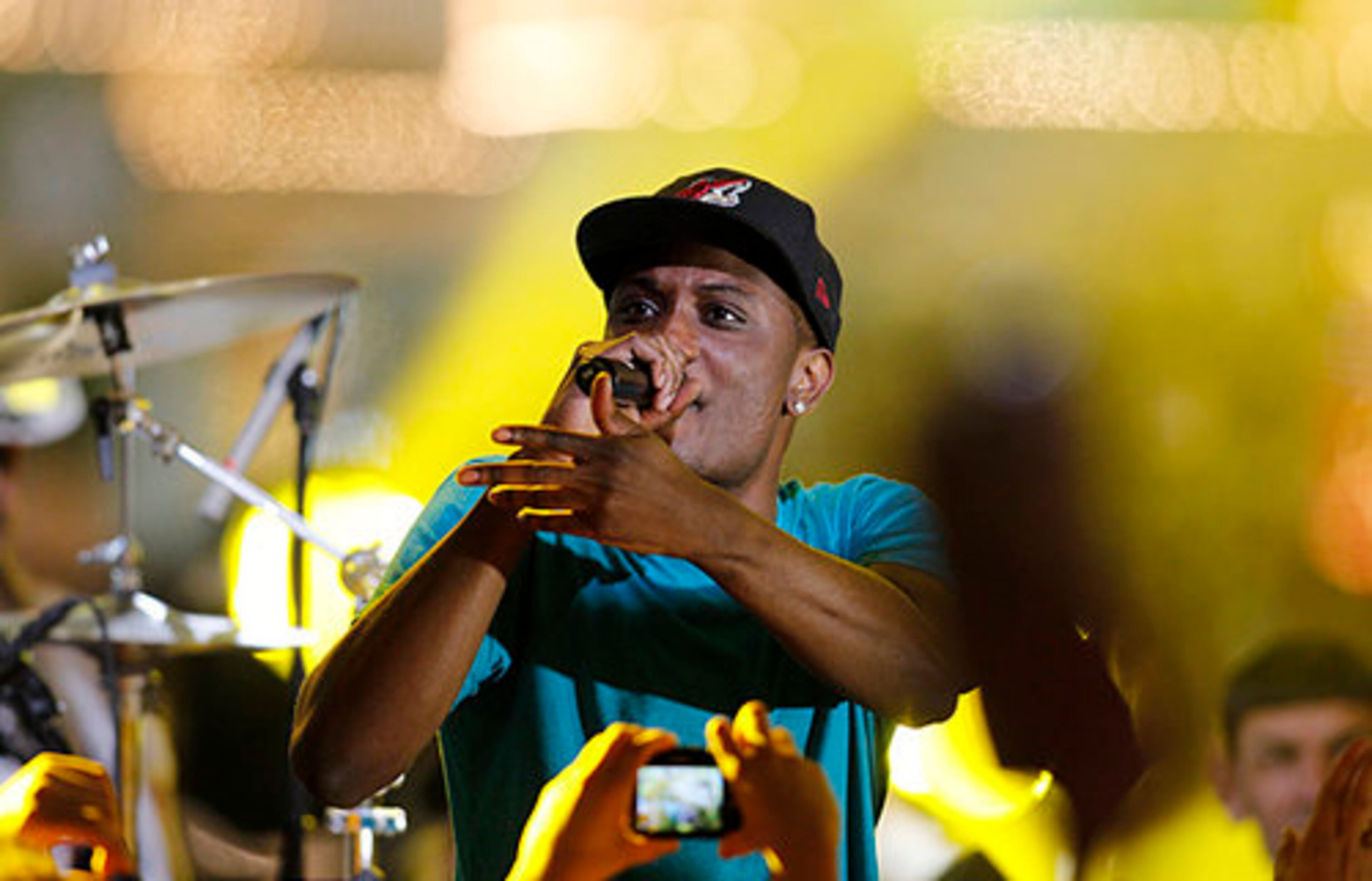 Chiddy Bang performs.