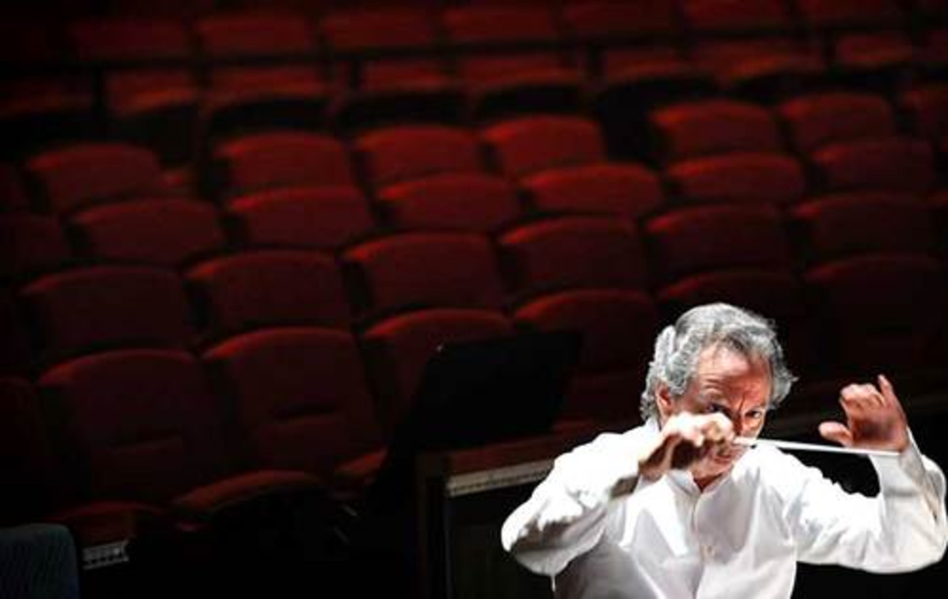Arthur Fagen during the rehearsal at Cobb Energy Performing Arts Centre on Wednesday.