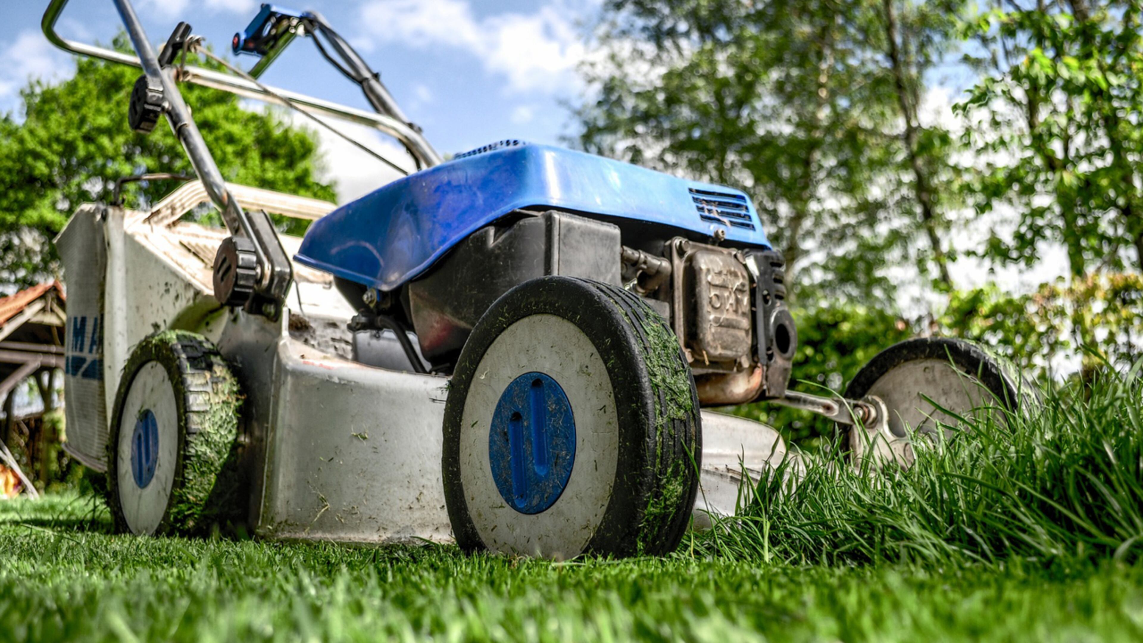 FILE PHOTO: A man cutting his grass got hurt and firefighters responded. One of the firefighters finished his yard work for the man.