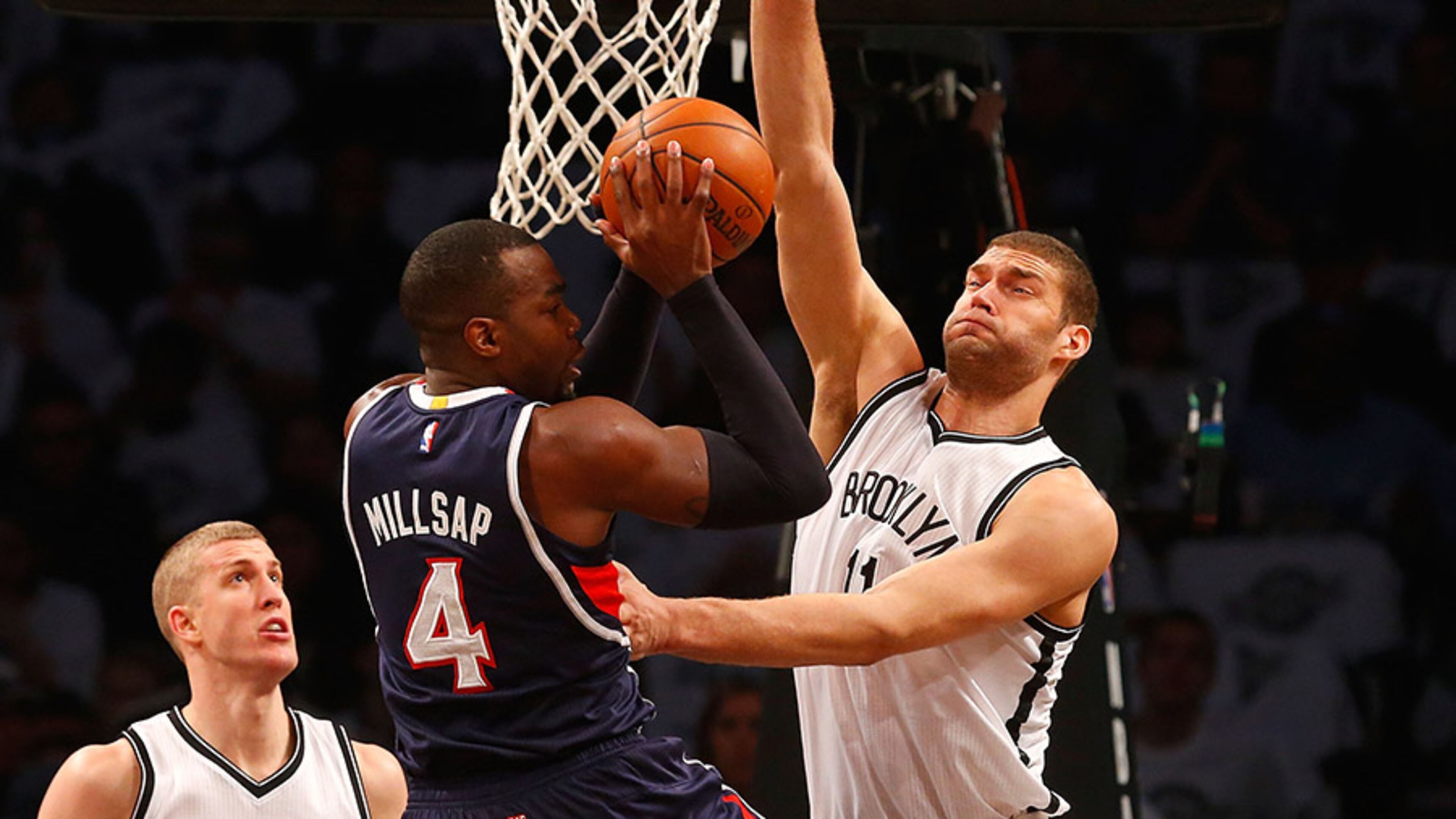 Hawks forward Paul Millsap led the Hawks with 25 points in 111-87 win over the Nets in Brooklyn Friday, May 1, 2015, in New York.