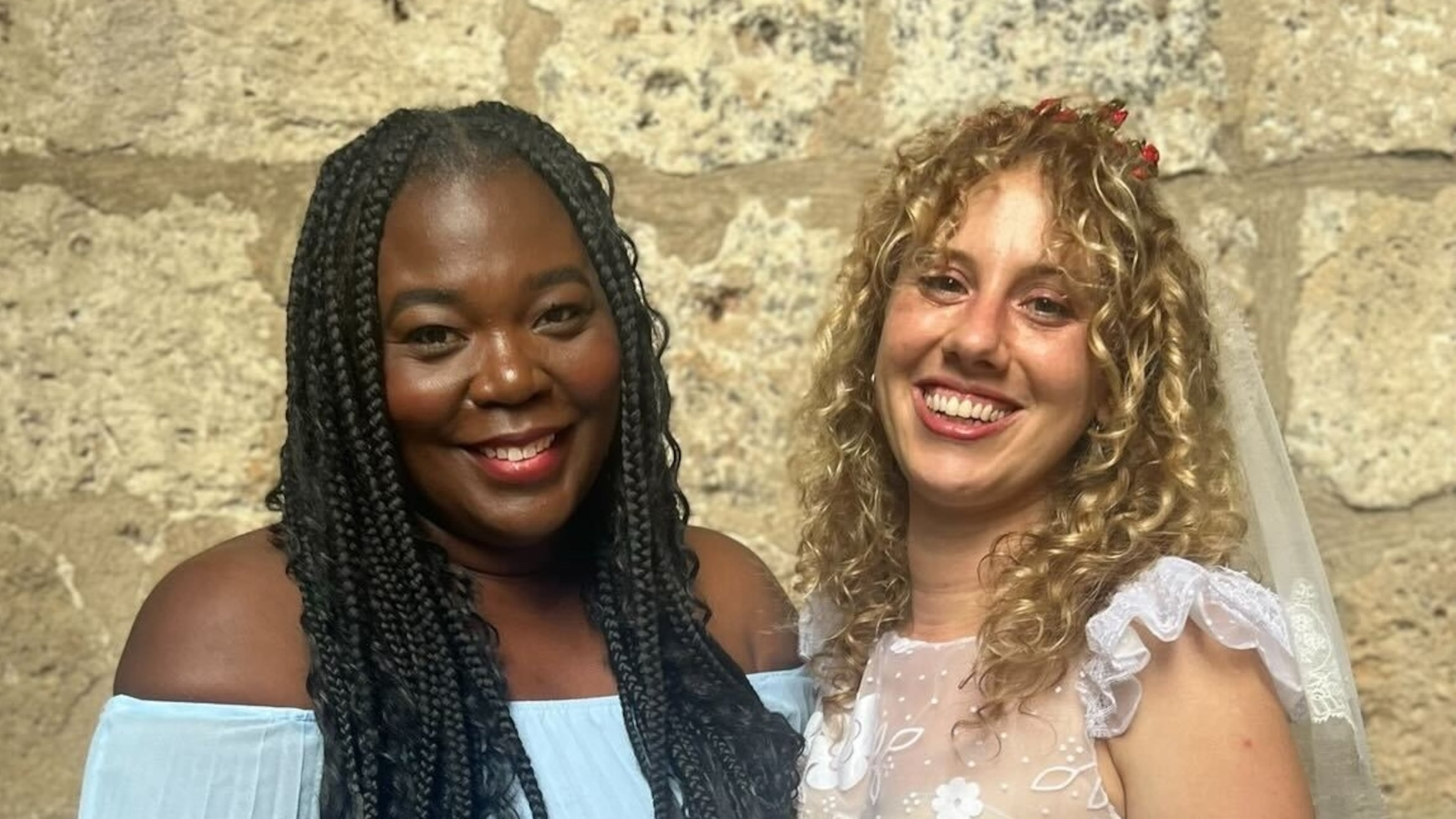 Maya Watson, left, and Lexi Nisita, right, are the Georgia-based co-founders of social connection app Why?!
Courtesy of Why?!