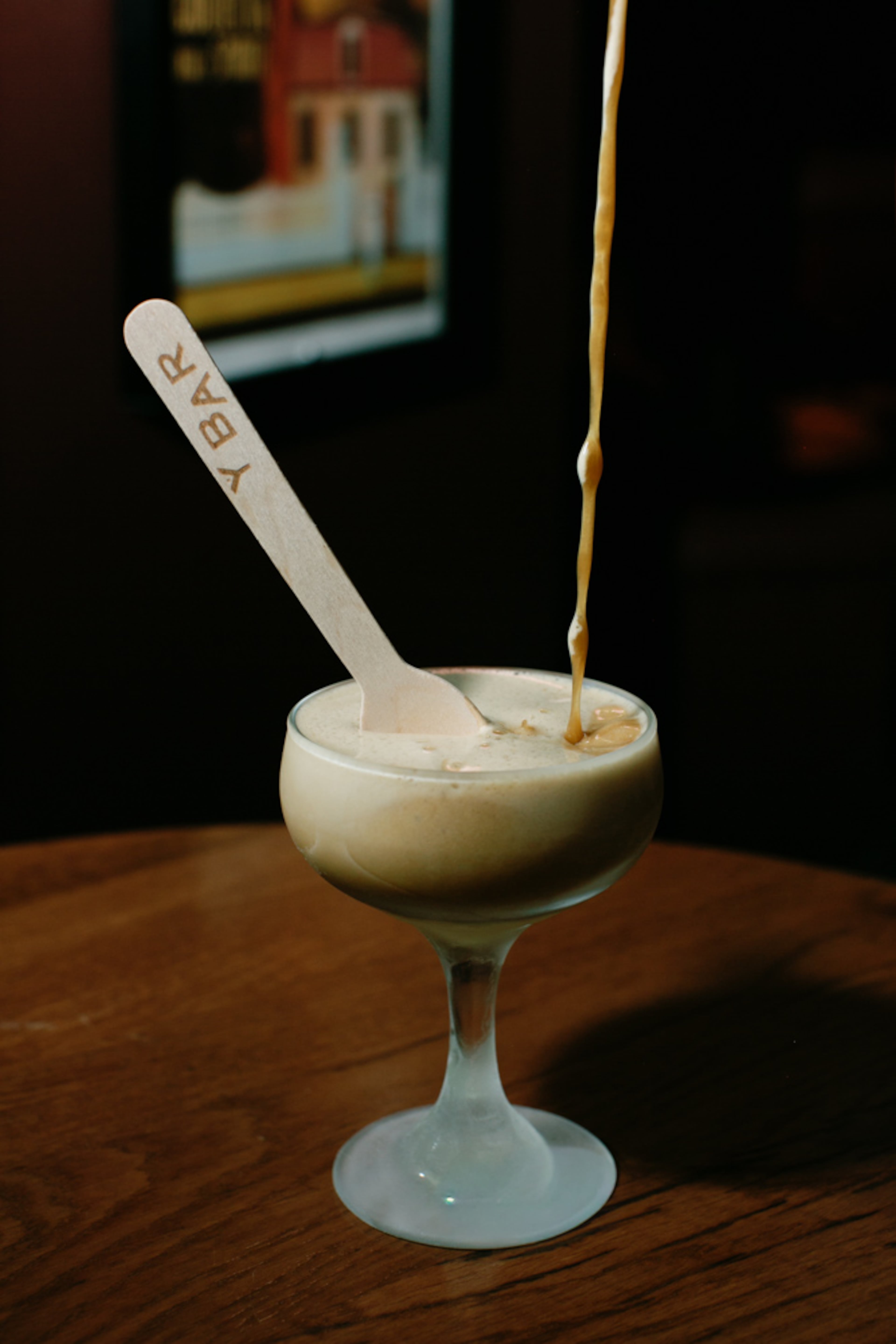 The Coppa de Nonna on Y Bar e Ristorante's cocktail menu is a take on an espresso martini topped with gelato. (Courtesy of Sarah Lawless)