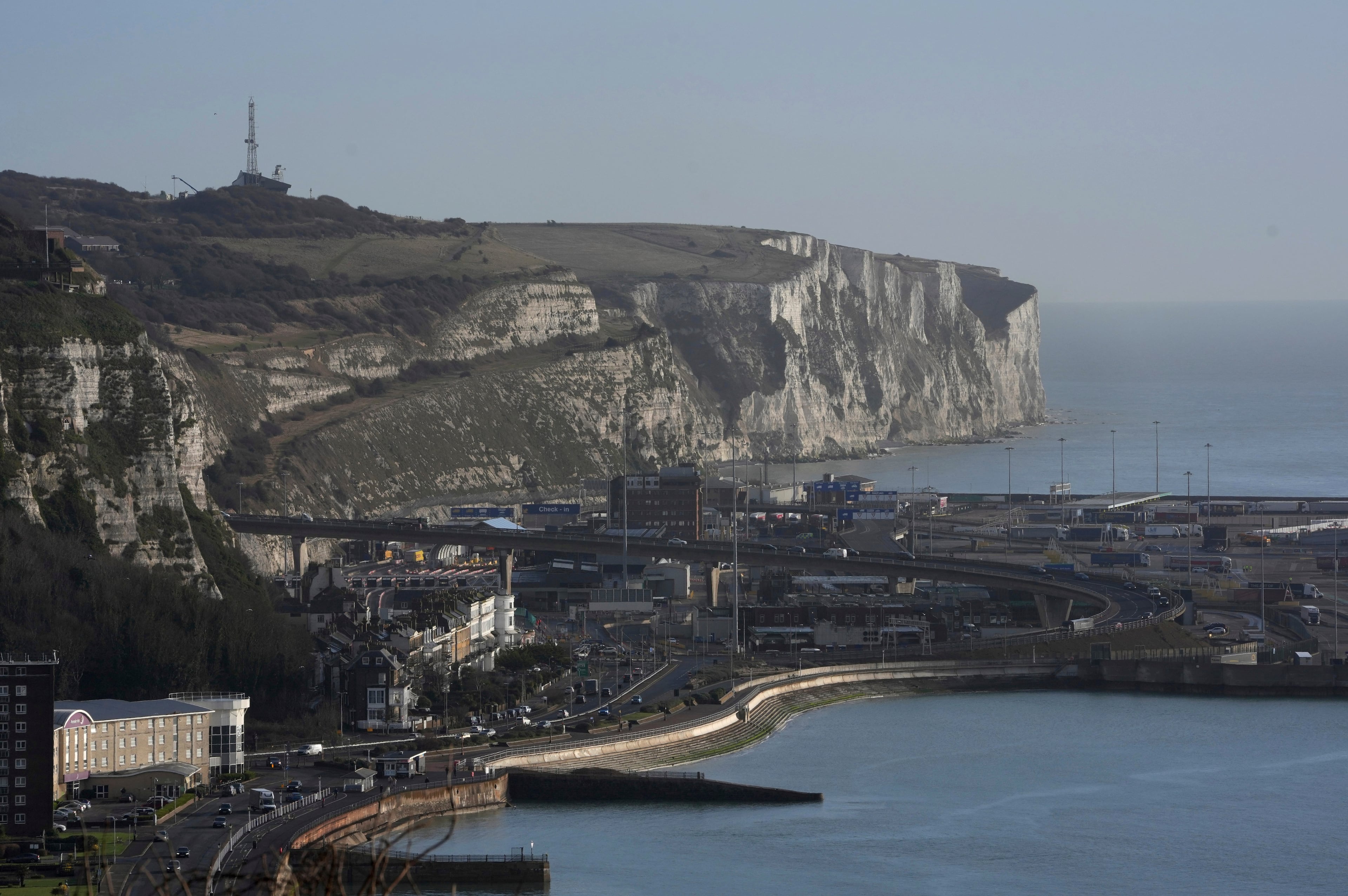 Britain Port Blocked