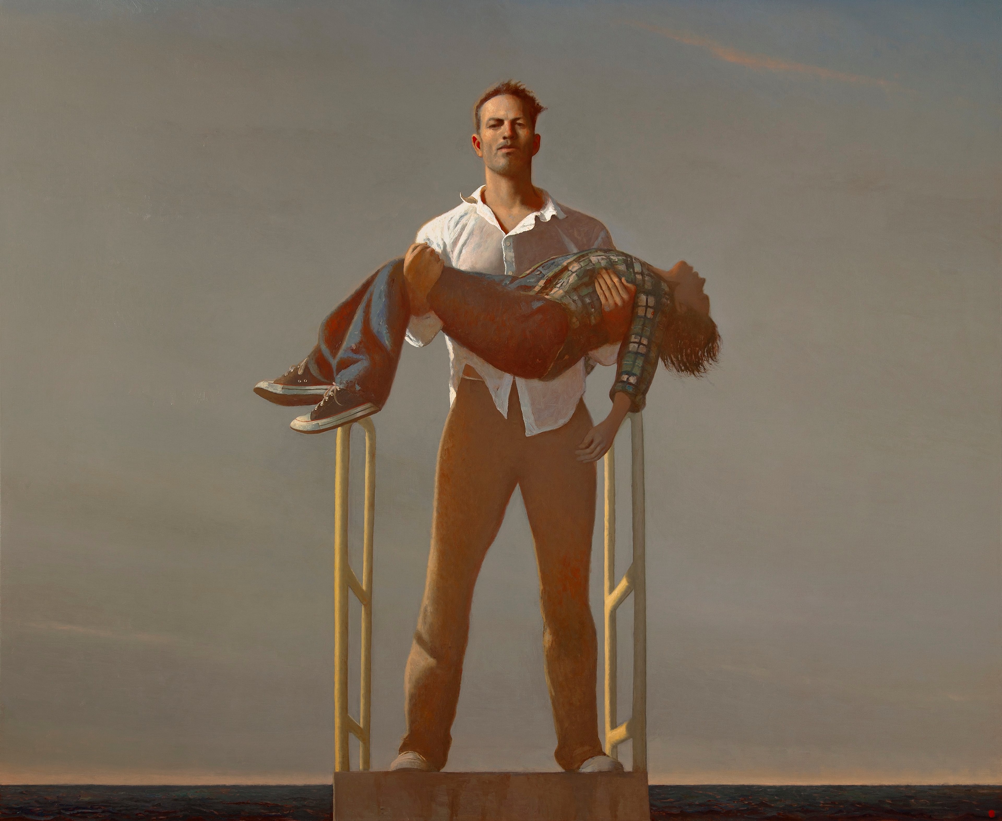 Bo Bartlett's painting "Draw Out The Child," (2019) in oil on linen.
Courtesy of Miles McEnery Gallery, New York City