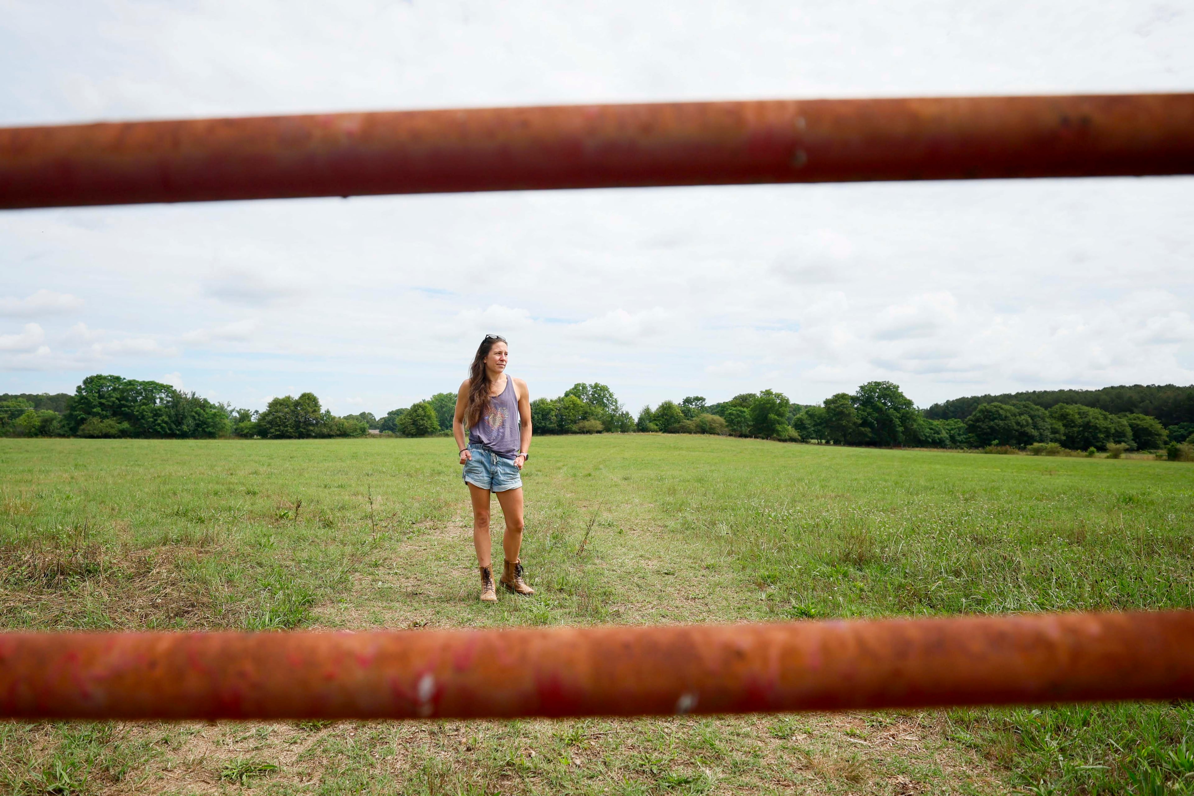 Lori Breedlove's kids are the fifth generation to roam the family farm. She and other rural residents in Oconee County are worried about growth carving up farmland. (Miguel Martinez/AJC)