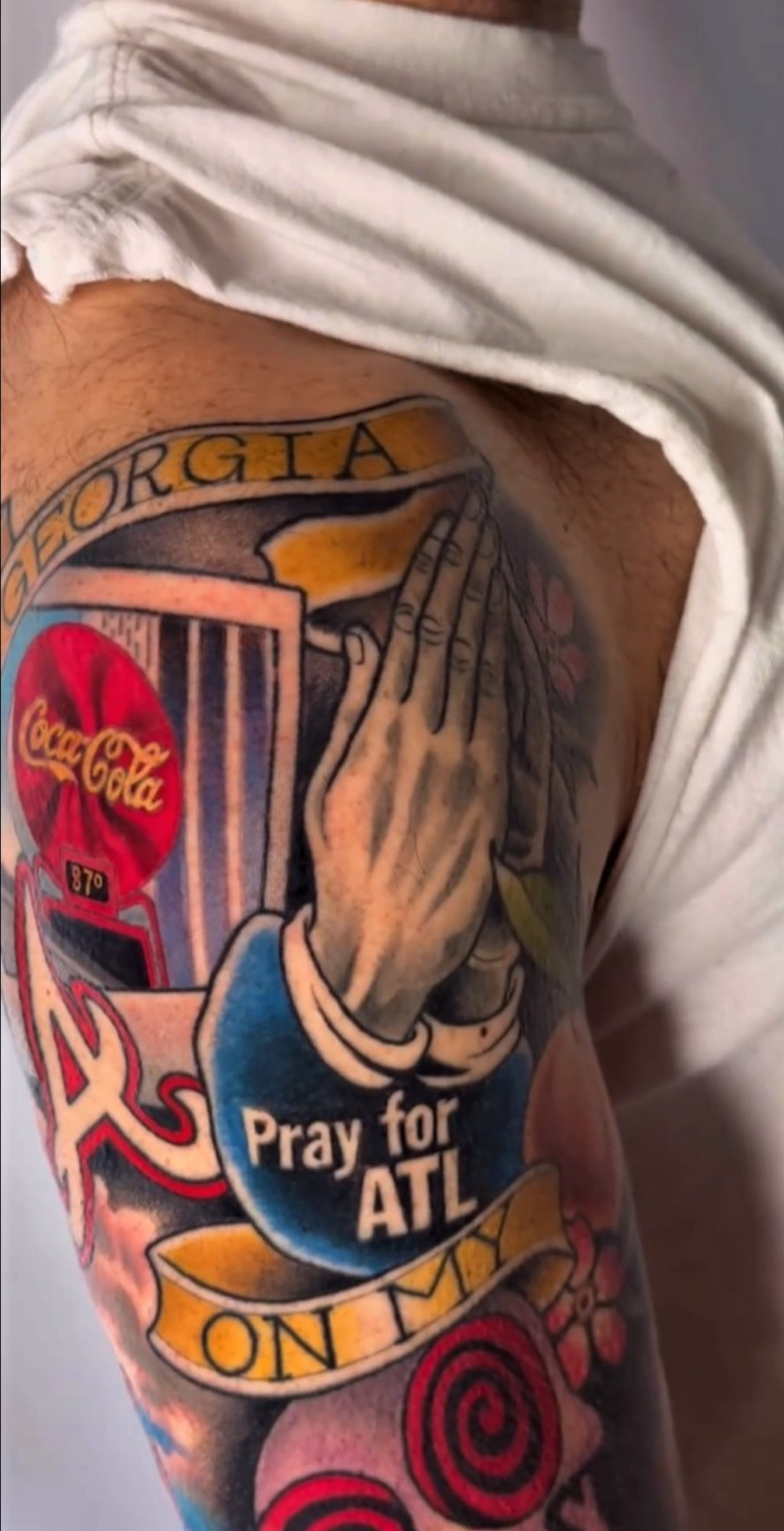 How much do Atlantans love artist R. Land? A whole legion of them have had his artwork inked into their flesh. (Courtesy of R. Land)