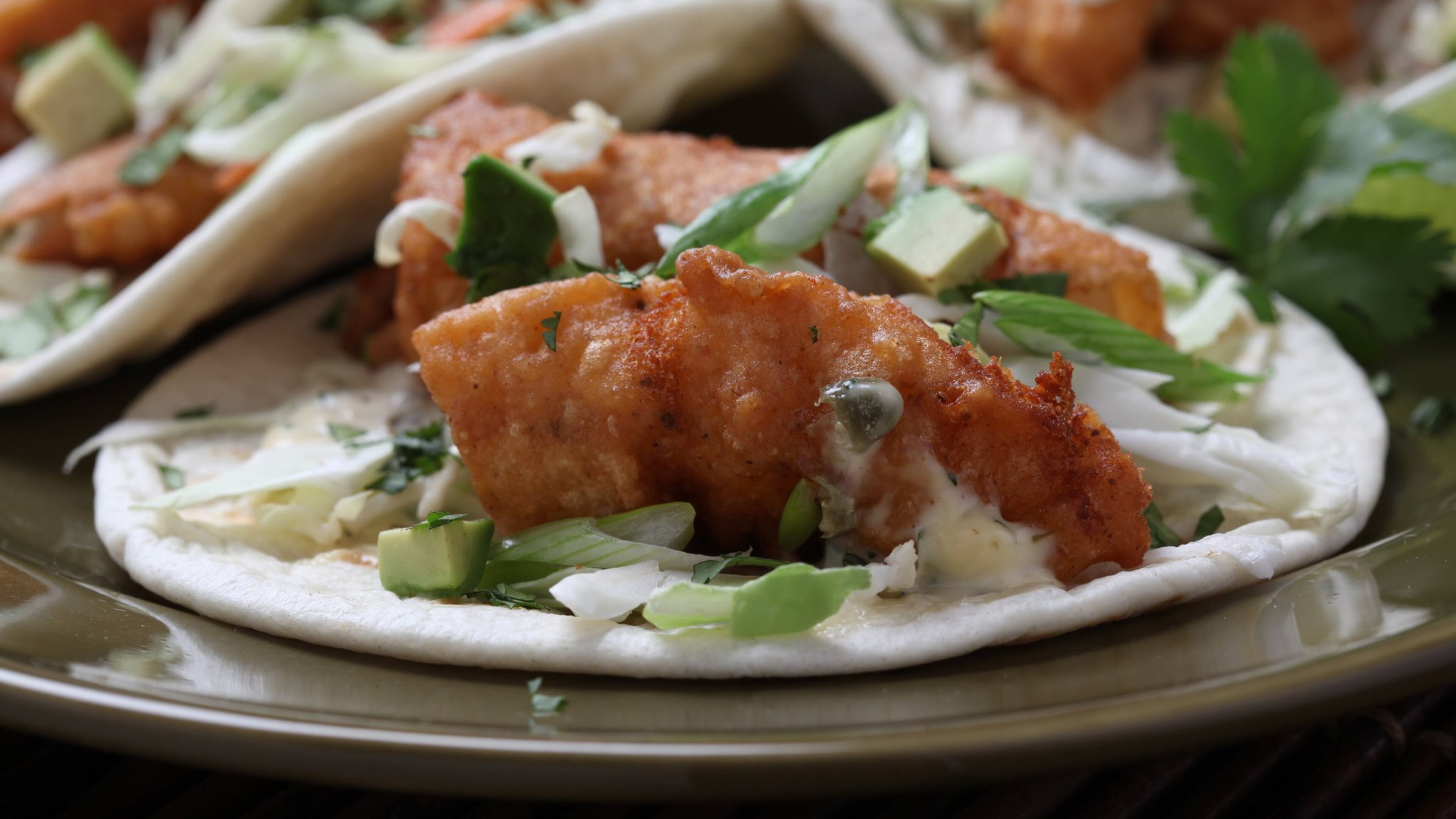 Fish Tacos with Cilantro Tartar Sauce (Patricia Beck/Detroit Free Press/TNS)