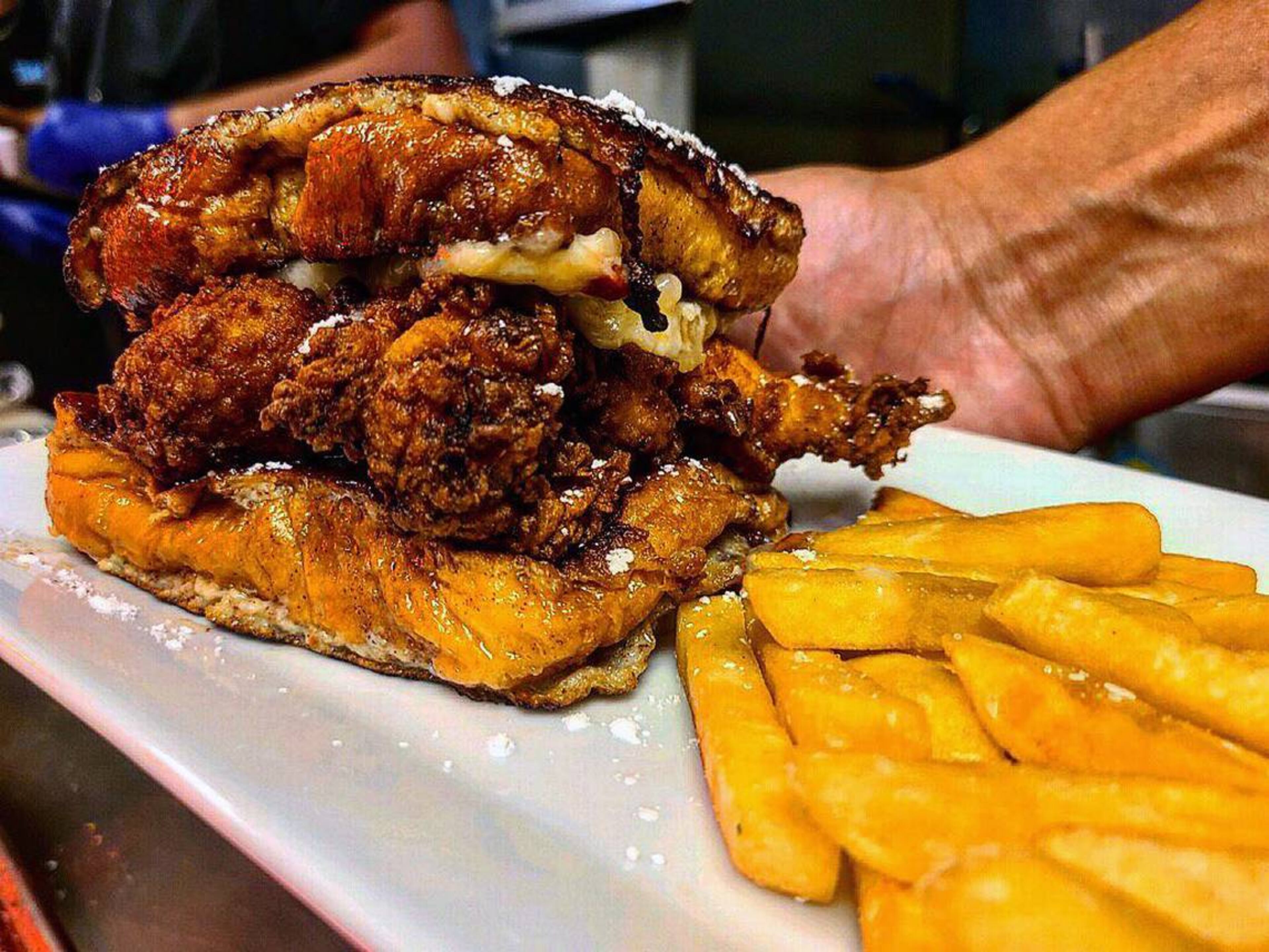 This is the “Fried and Confused” dish at Toasted restaurant in Columbus, Georgia. (Photo Courtesy of Aspen Jones)