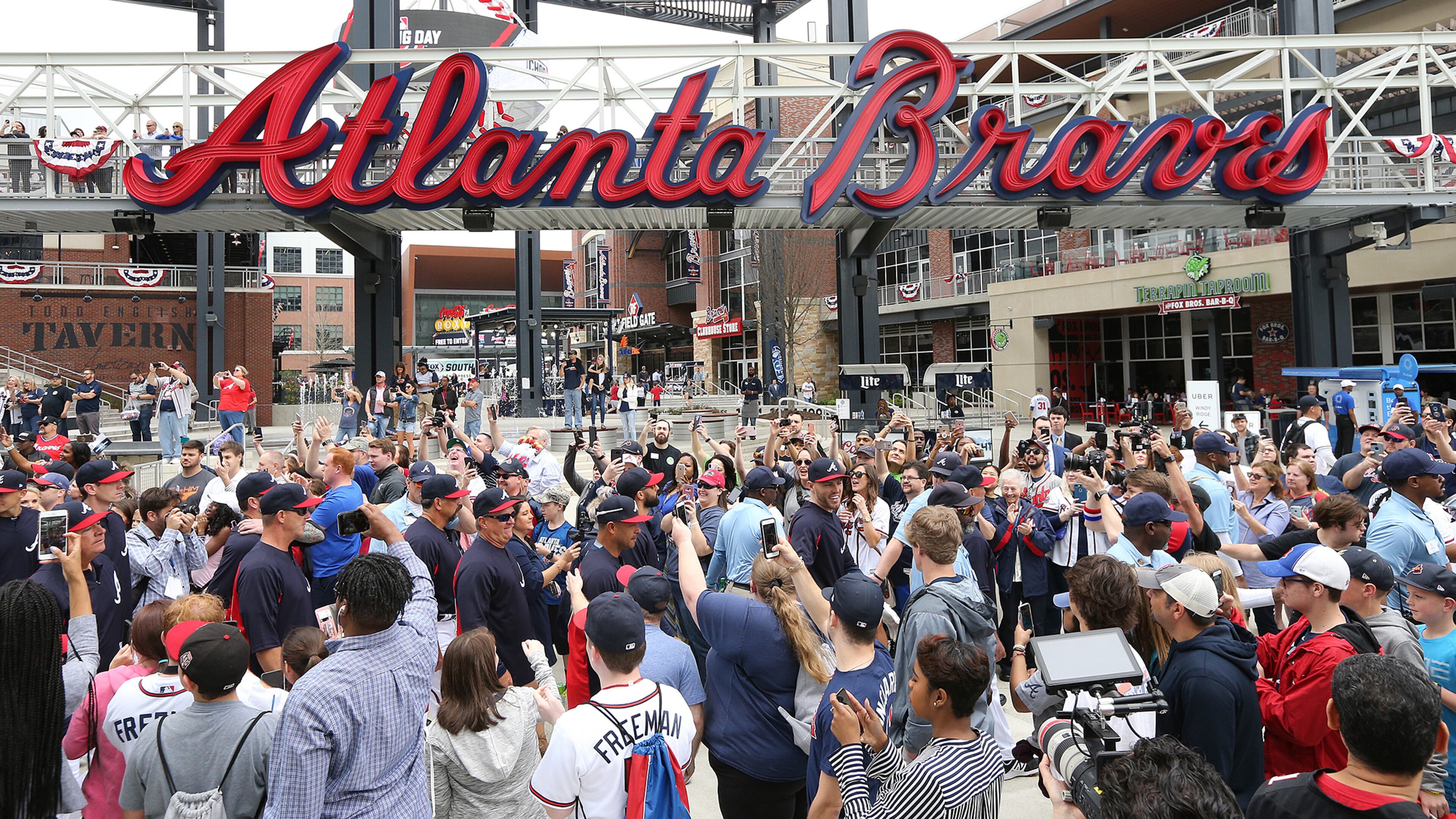 Opening day at SunTrust Park.
