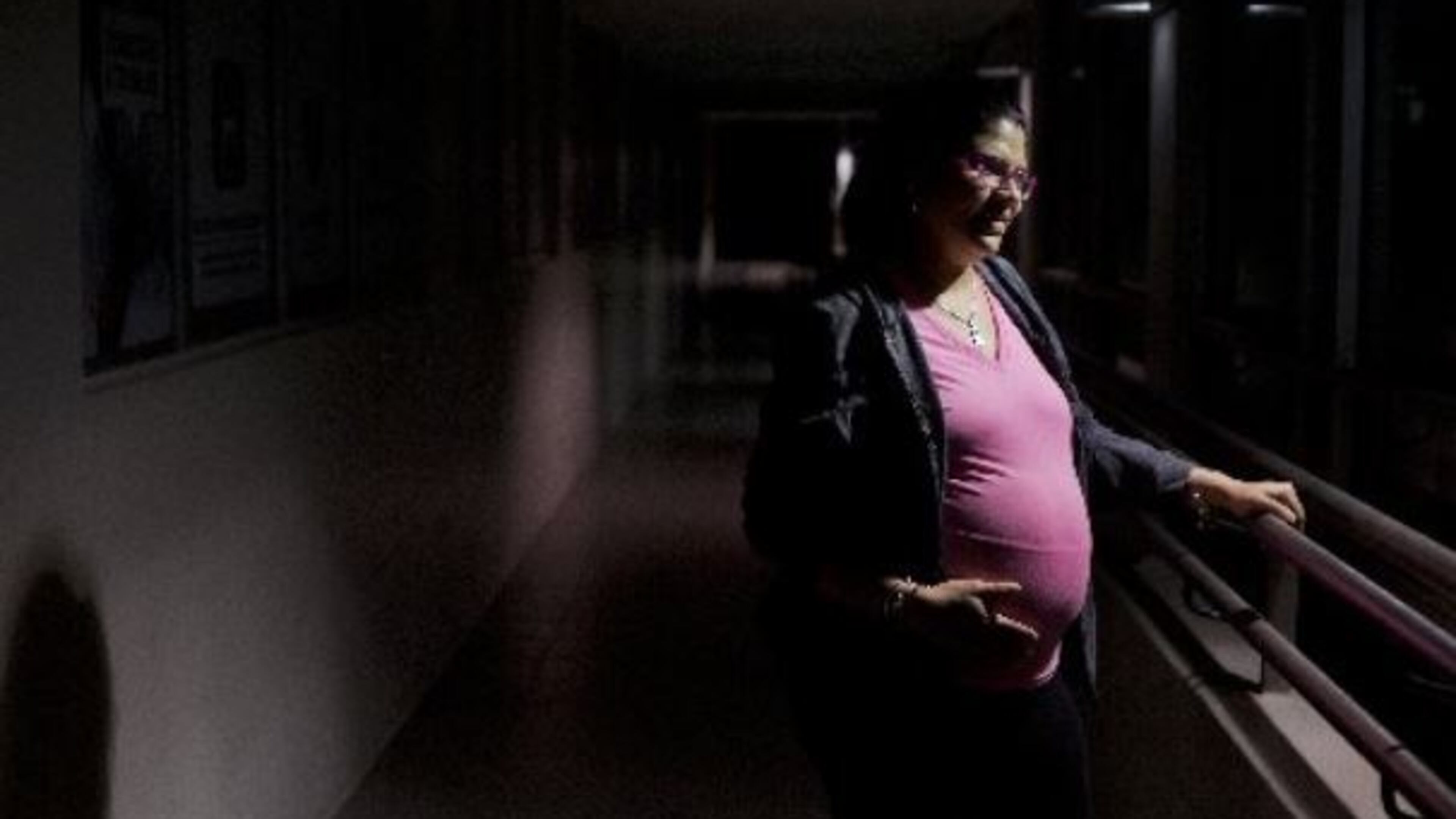 Priscila Cintron Rosa attends a talk about the dangers of the Zika virus for pregnant women at a hospital in San Juan, Puerto Rico, on Feb. 24, 2016. Women who had symptoms of Zika or tested positive should wait at least eight weeks before trying to get pregnant, officials with the Centers for Disease Control and Prevention said on March 25. (Victor J. Blue/The New York Times)