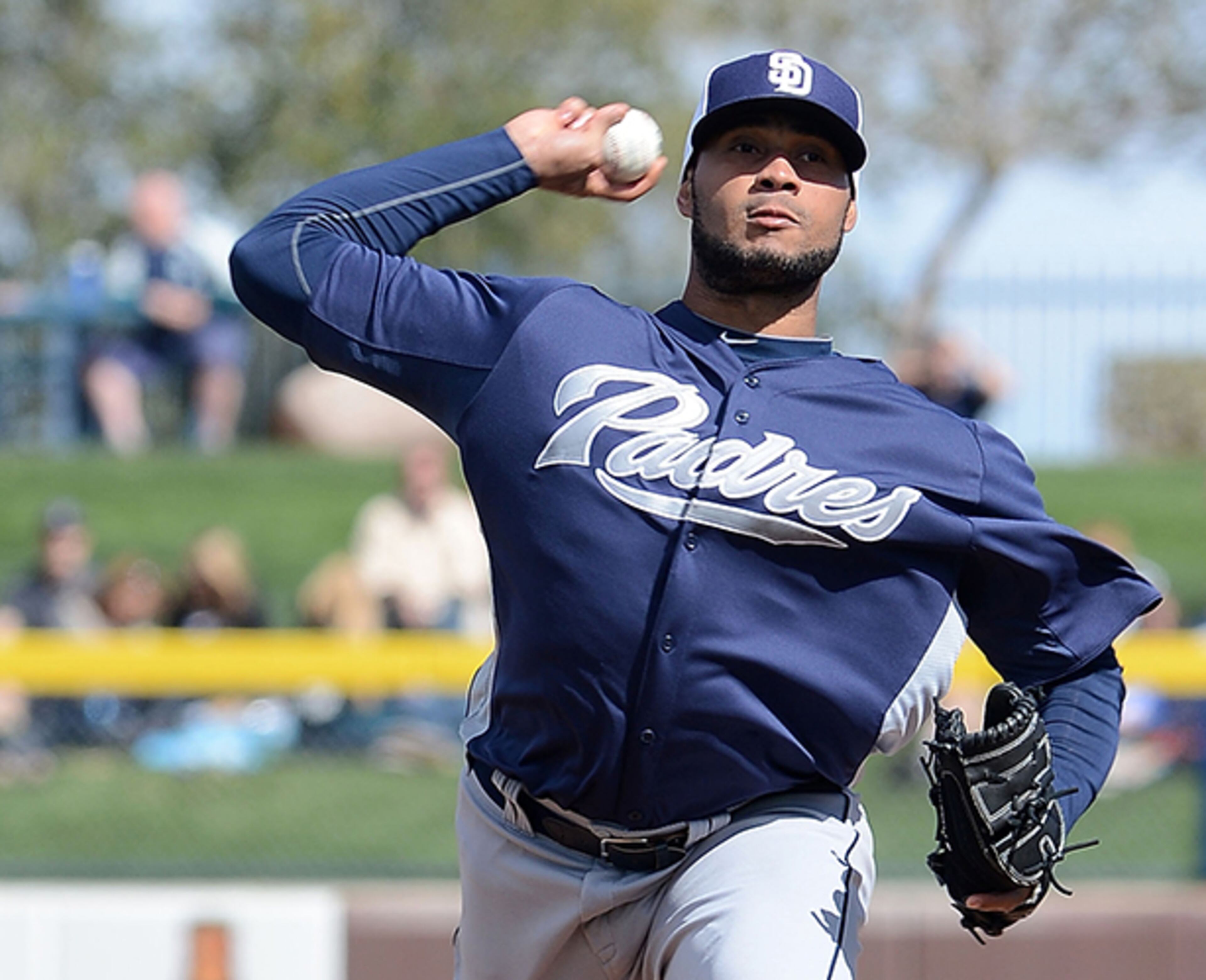 Fautino De Los Santos, 27, made six major league appearances for the A's last season before being traded to Milwaukee. He was released and claimed off waivers by the Padres. He is among the players who have accepted 50-game penalties from Major League Baseball.