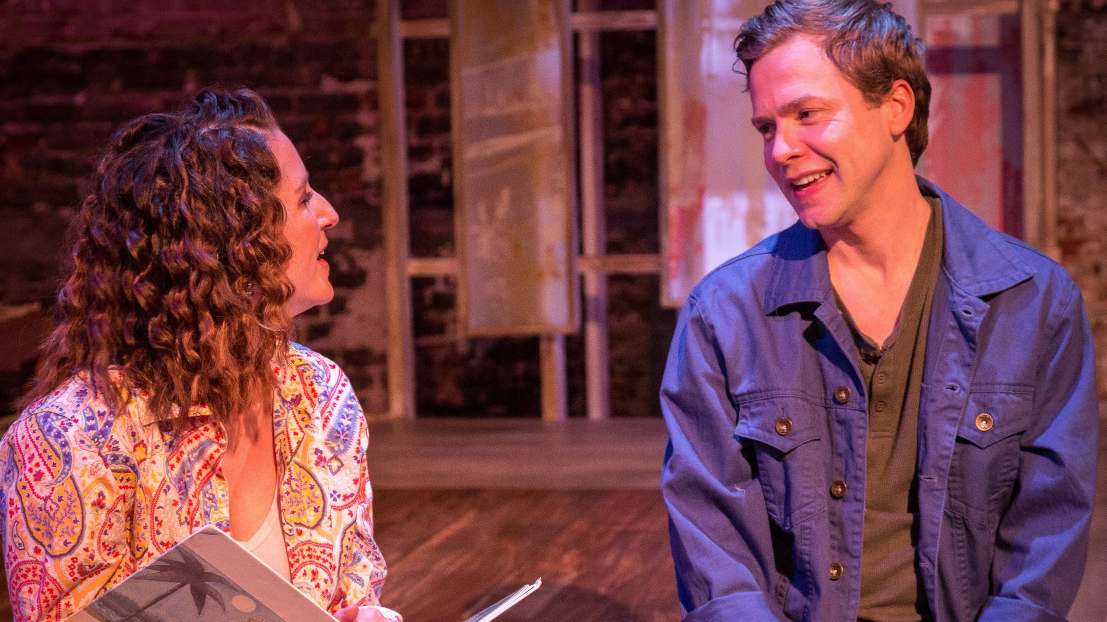 Theatrical Outfit’s drama “Boy” features Annie York and Clifton Guterman. PHOTO CREDIT: David Woolf Photography