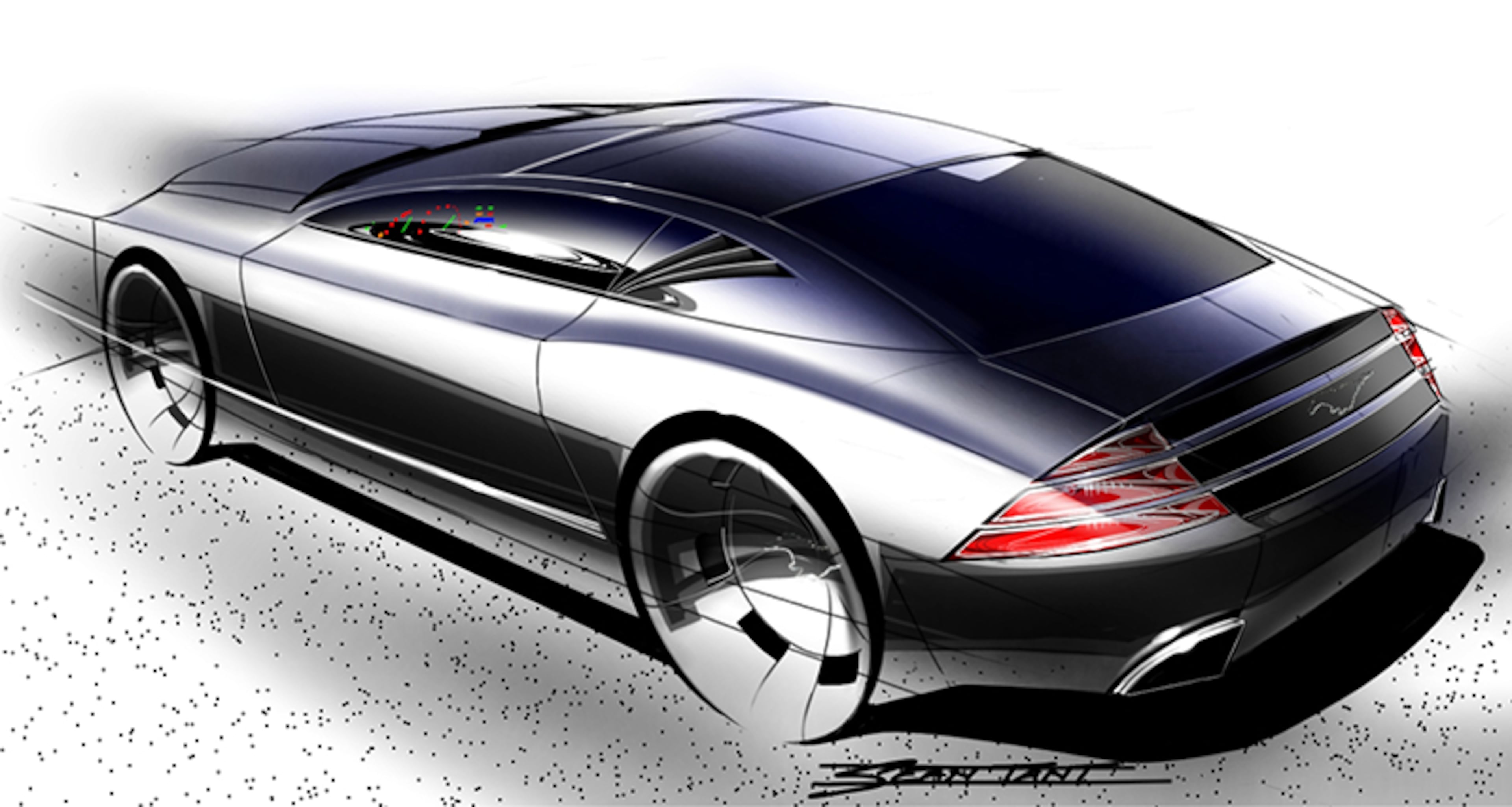 Another very modern Mustang, this time with horizontal tri-bar lamps previously only seen on the 1994 Mustang.