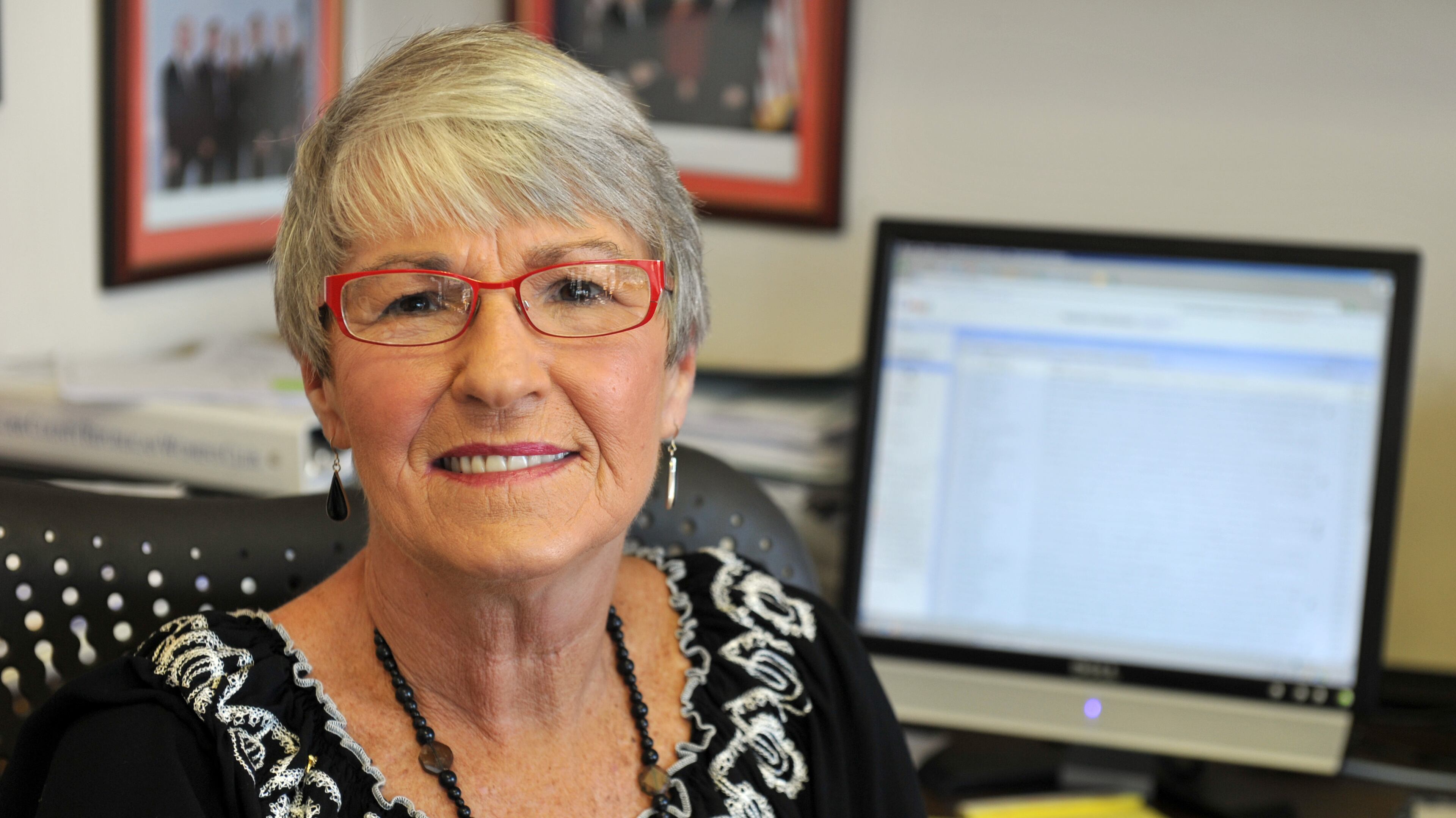 Babe Atkins-Byrne in a photo taken in 2010 by an Atlanta Journal-Constitution photographer. Atkins-Byrne, the wife of former Cobb County Commission Chairman Bill Byrne, died Friday, April 3, 2020. Credit: Brant Sanderlin/bsanderlin@ajc.com